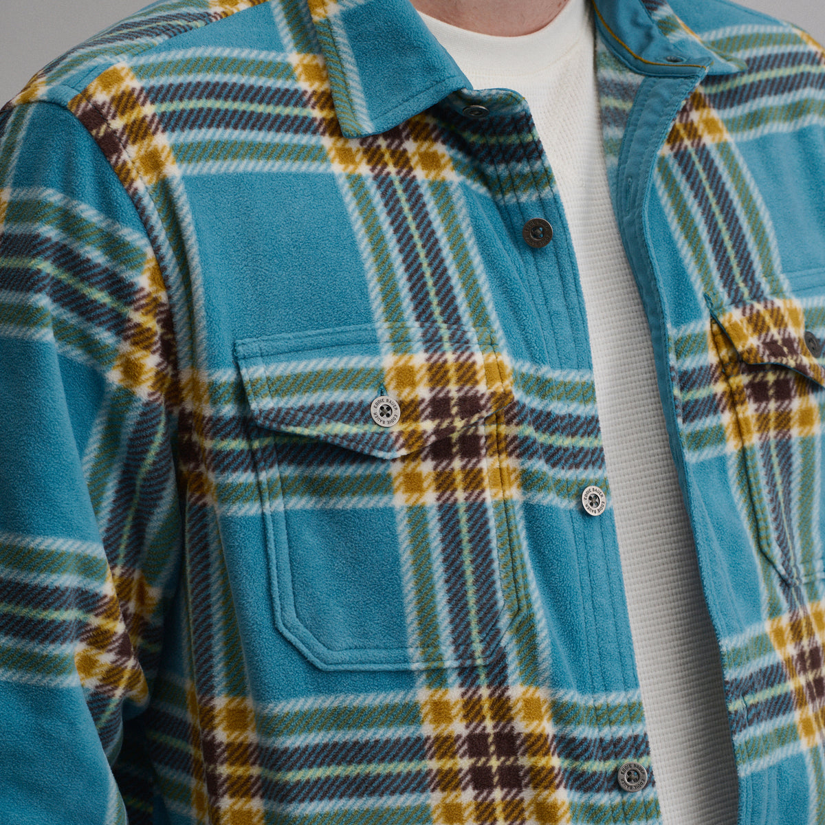 LS Chutes Microfleece Shirt-Azure-3