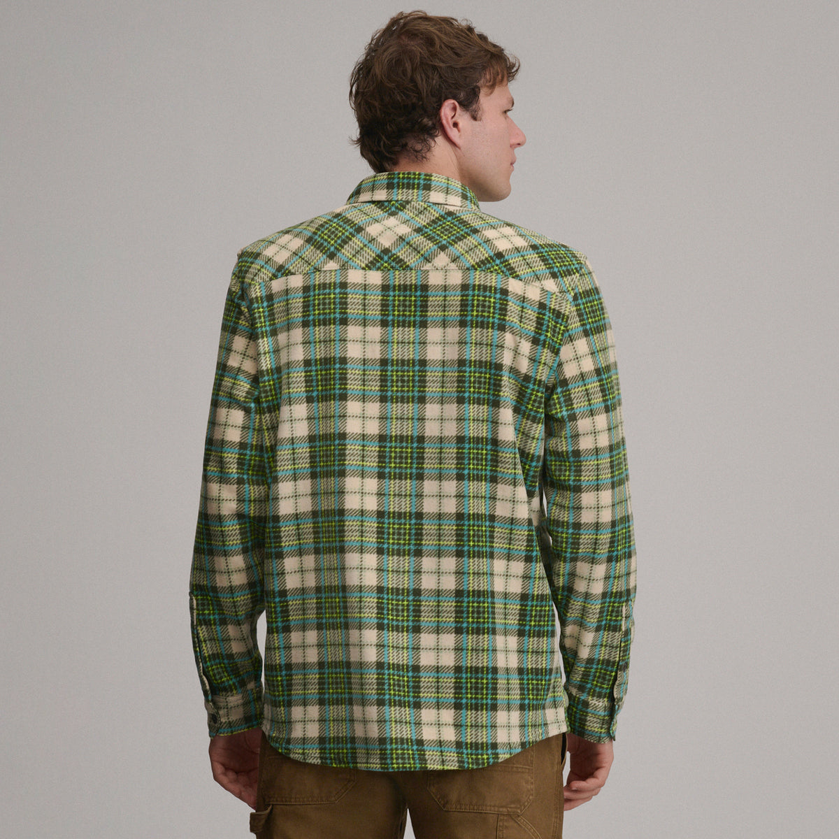 LS Chutes Microfleece Shirt-Deep Olive-6