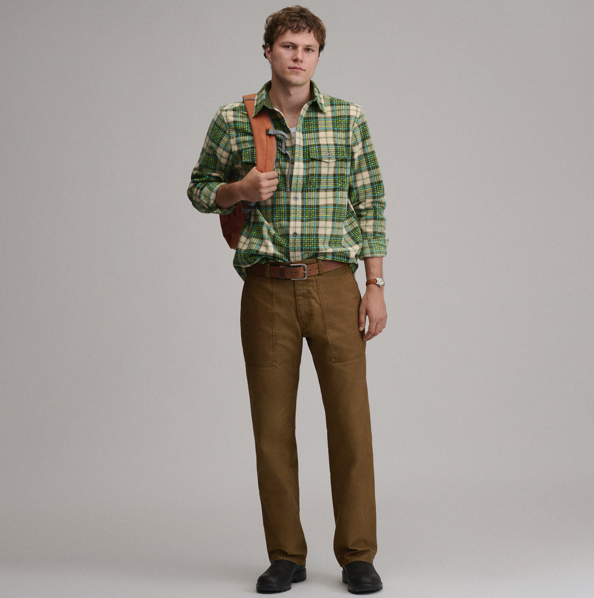 LS Chutes Microfleece Shirt-Deep Olive-8