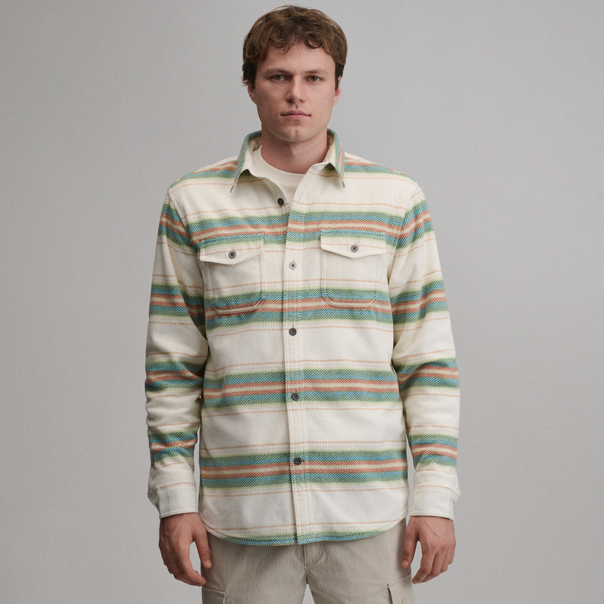 LS Chutes Microfleece Shirt-Ivory-9