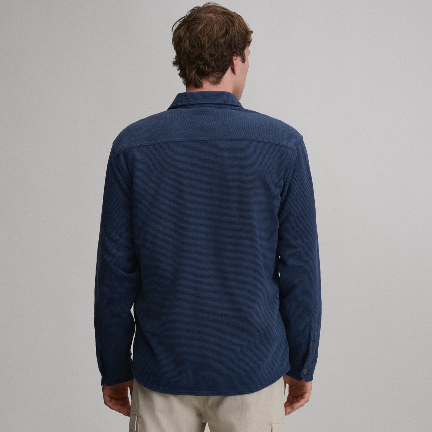 LS Chutes Microfleece Shirt - Stripe-Atlantic-6