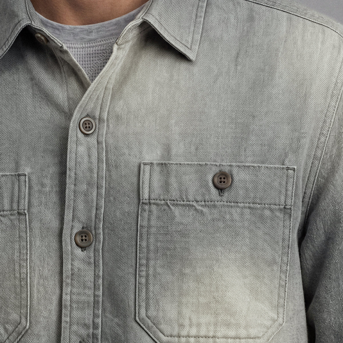 Men's Long-Sleeve Eddie's Field Fleece Lined Flannel Shirt Jacket-Dusk-7
