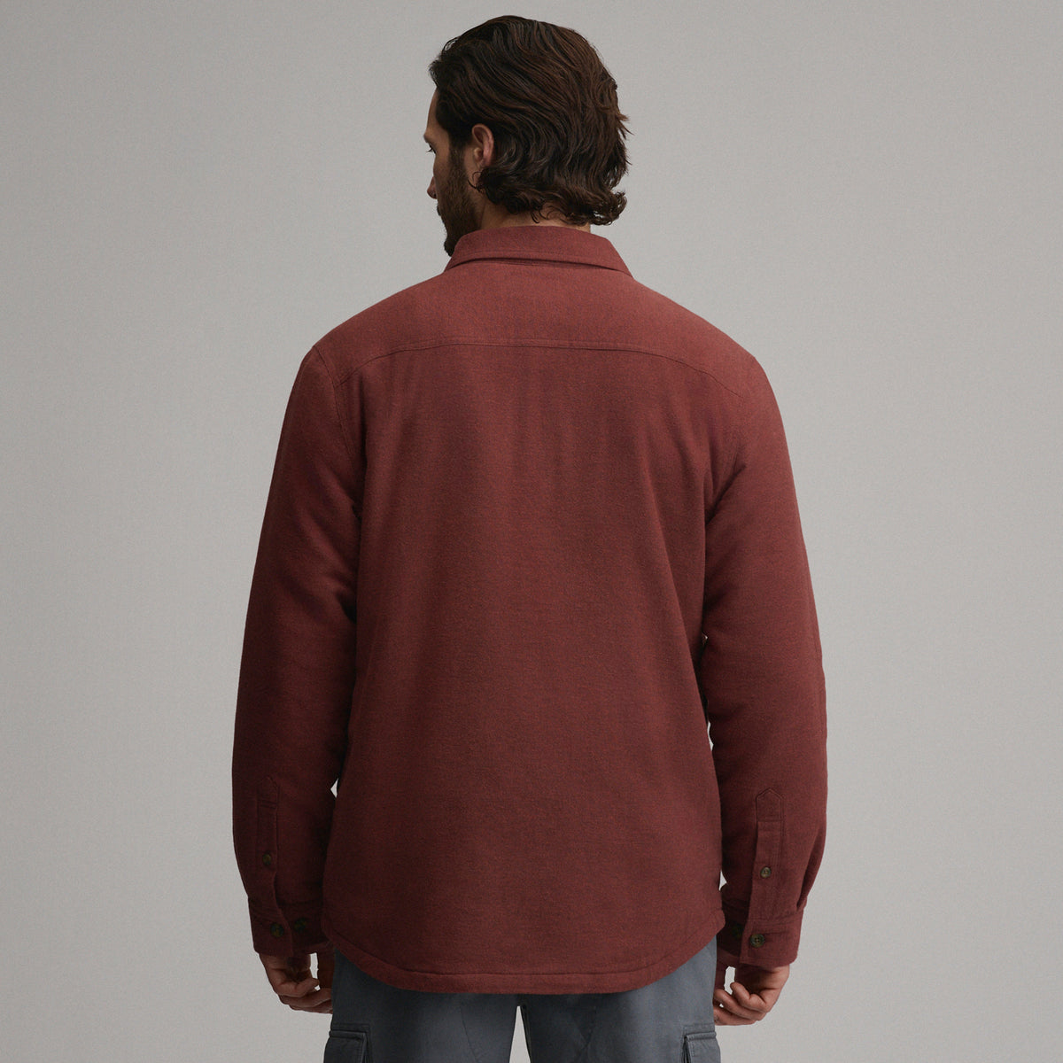 LS Eddies Field Fleece Lined Flannel Shirt Jacket-Sable-22