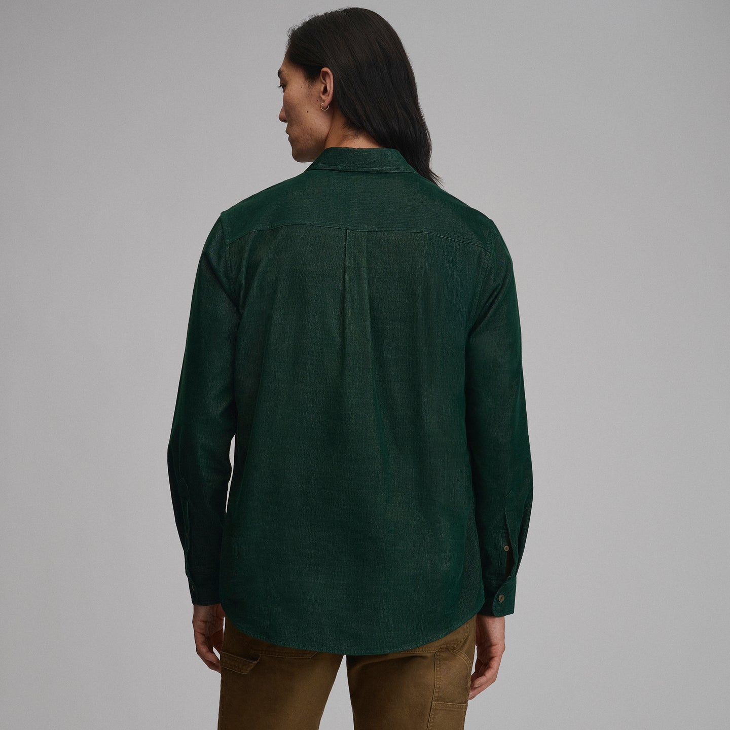 LS Fine Wale Corduroy - Solid-Dark Mint-6