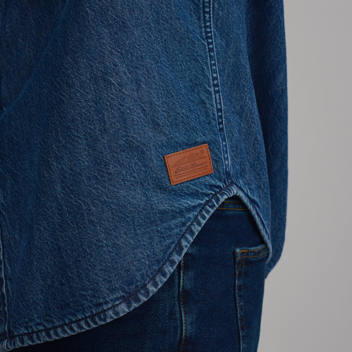 LS Flannel Lined Denim Sj-Indigo-8