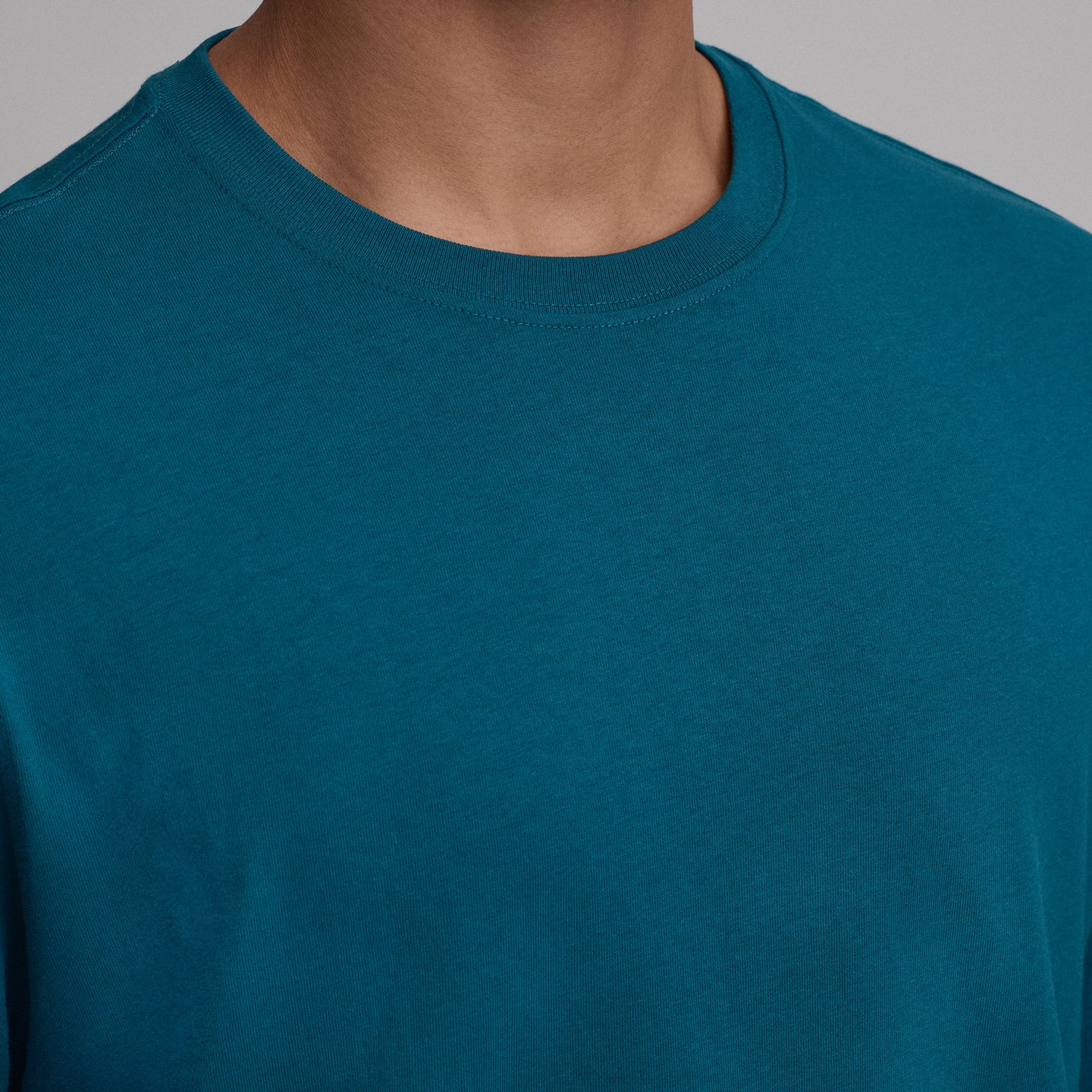 Men's Legend Wash 100% Cotton Long-Sleeve Classic T-Shirt-Meridian Blue-7
