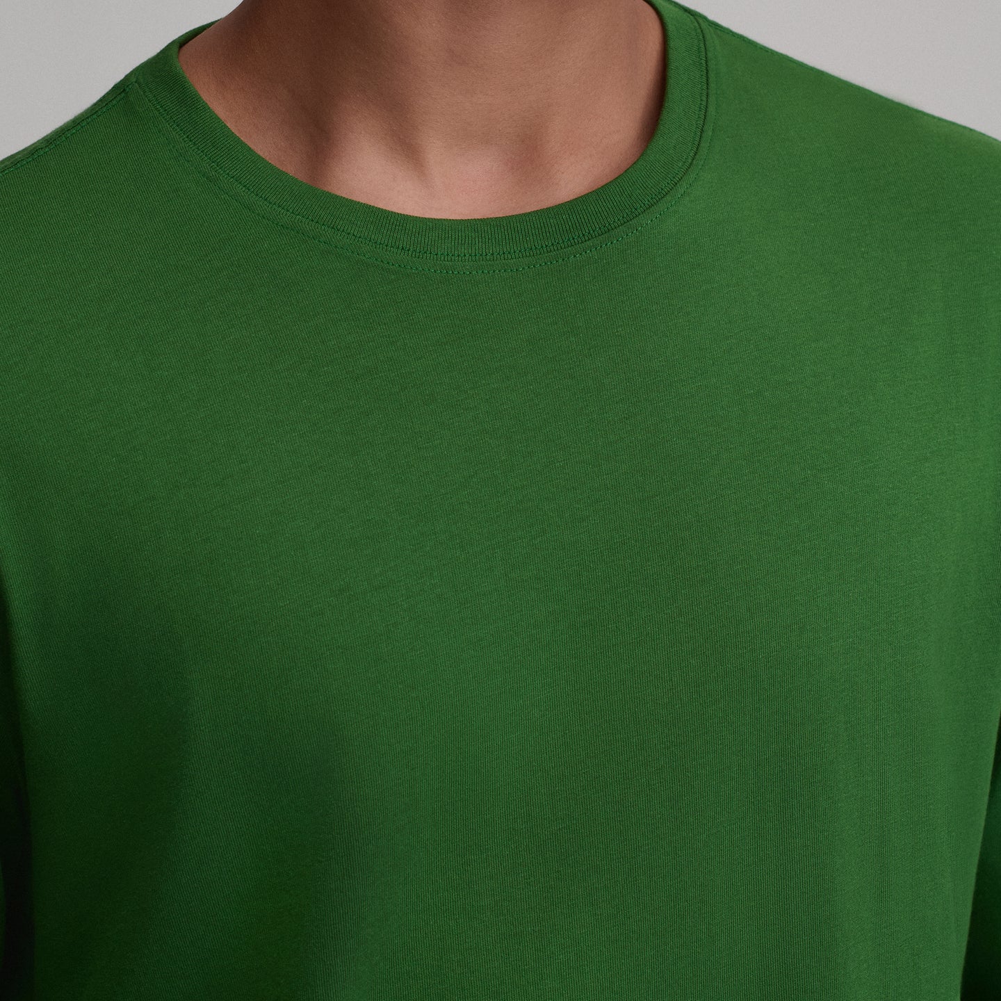 Men's Legend Wash 100% Cotton Long-Sleeve Classic T-Shirt-Asparagus-3