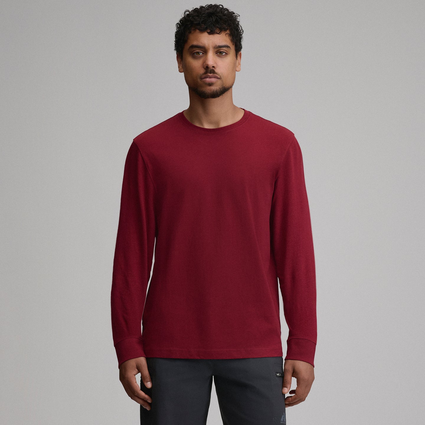 Men's Legend Wash 100% Cotton Long-Sleeve Classic T-Shirt-Blossom-13