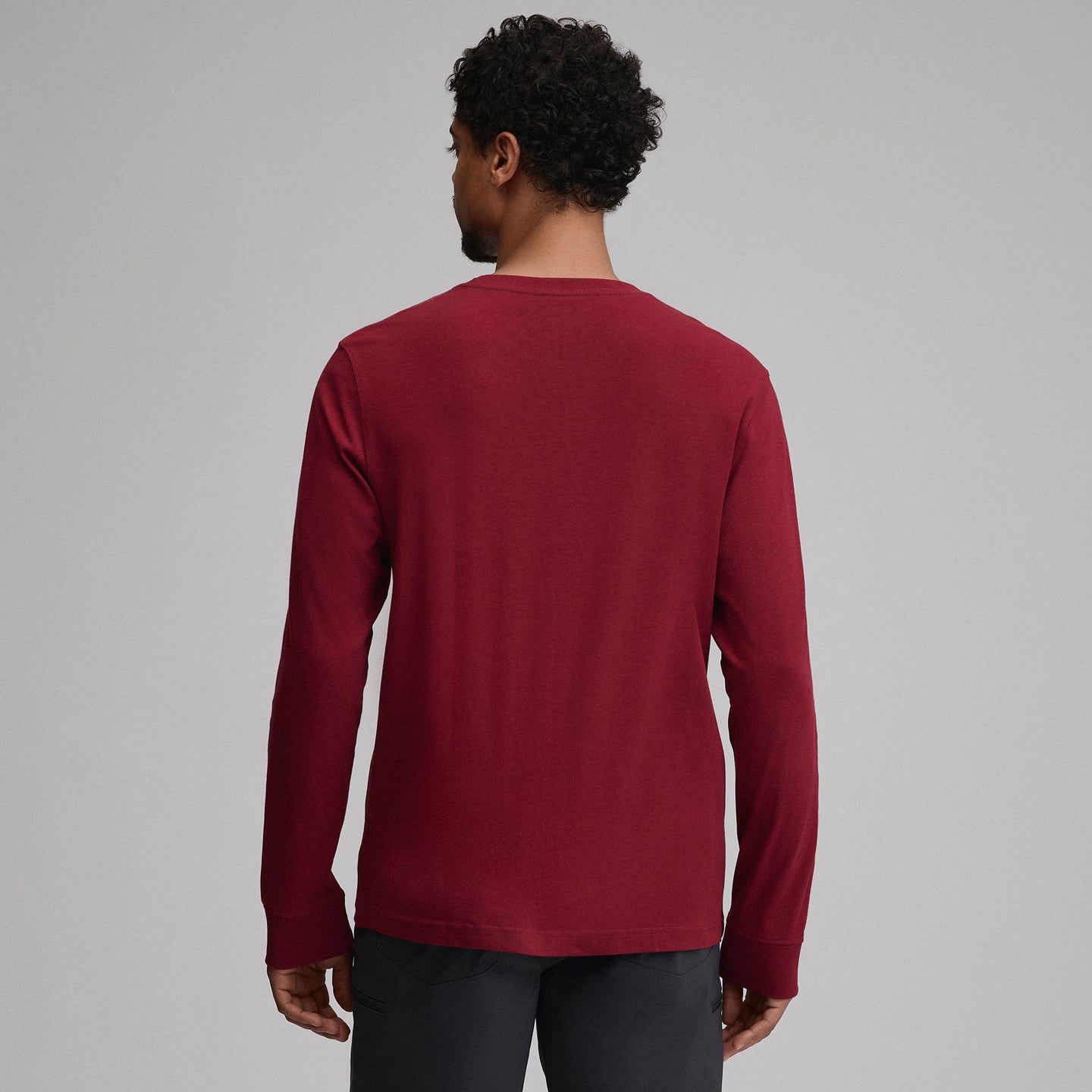 Men's Legend Wash 100% Cotton Long-Sleeve Classic T-Shirt-Blossom-14