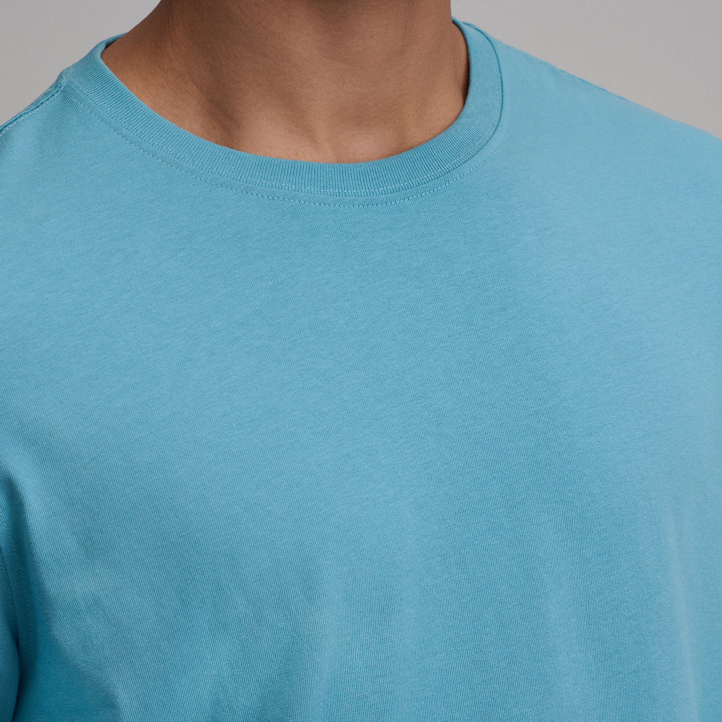 Men's Legend Wash 100% Cotton Long-Sleeve Classic T-Shirt-Sea Spray-19
