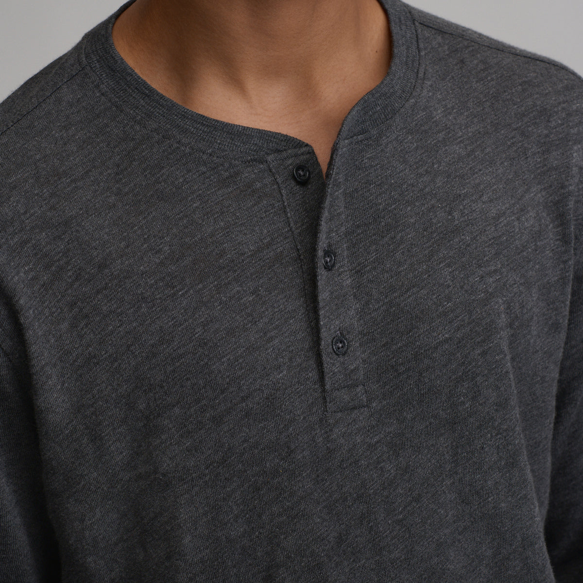 LS Slub Jersey Henley-Charcoal Heather-7