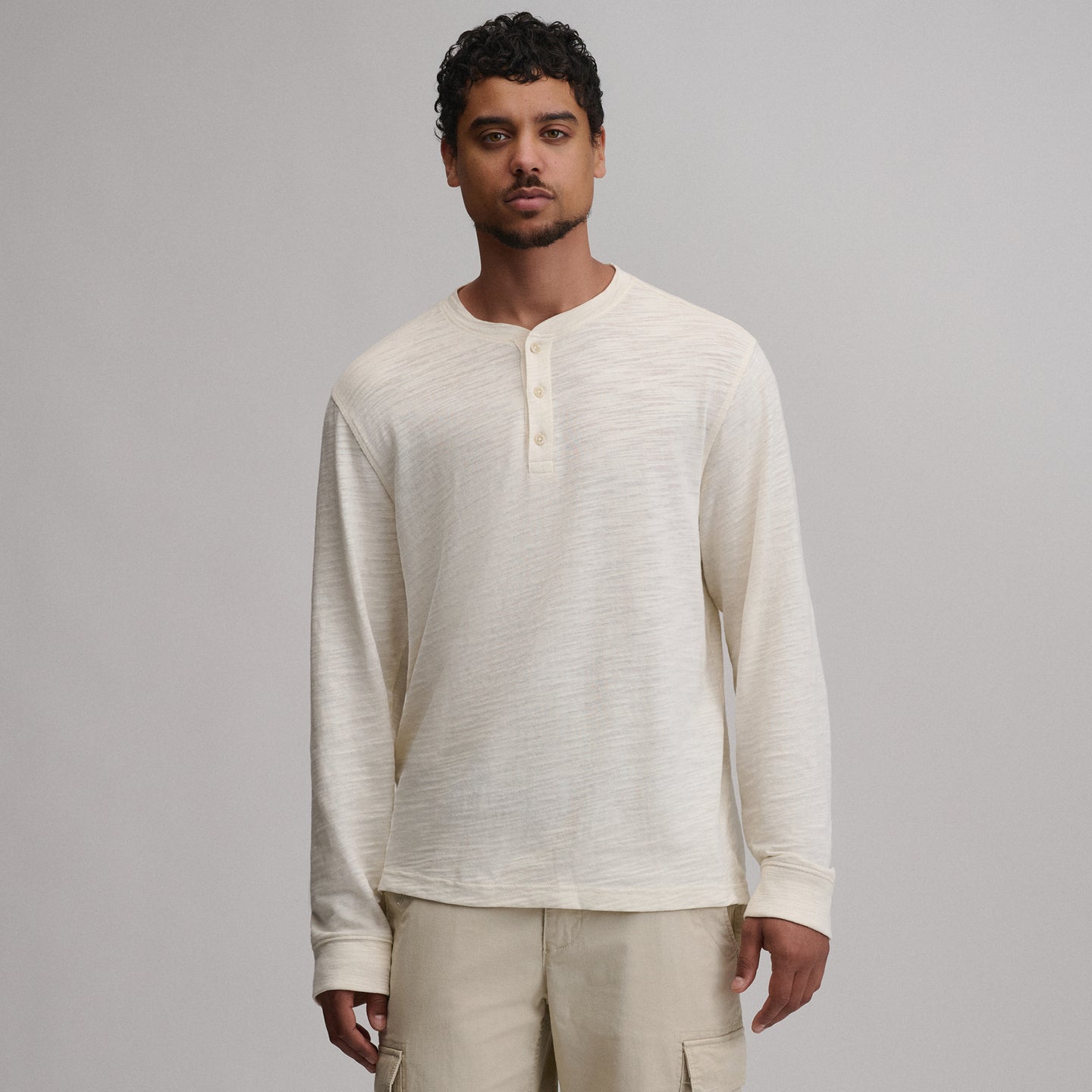 LS Slub Jersey Henley-Ivory-1