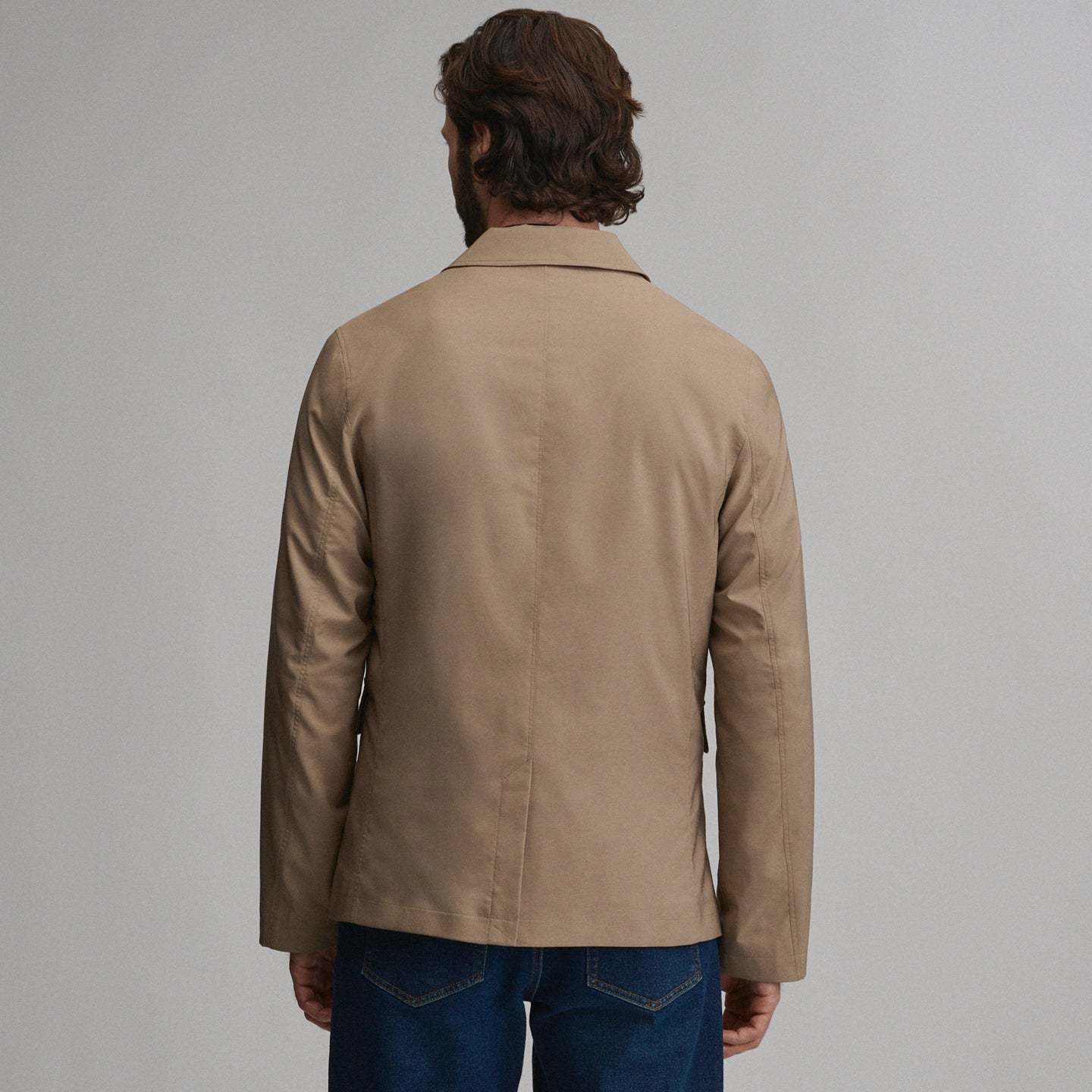 Men's Ultimate Voyager Travel Blazer-Dk Khaki-17