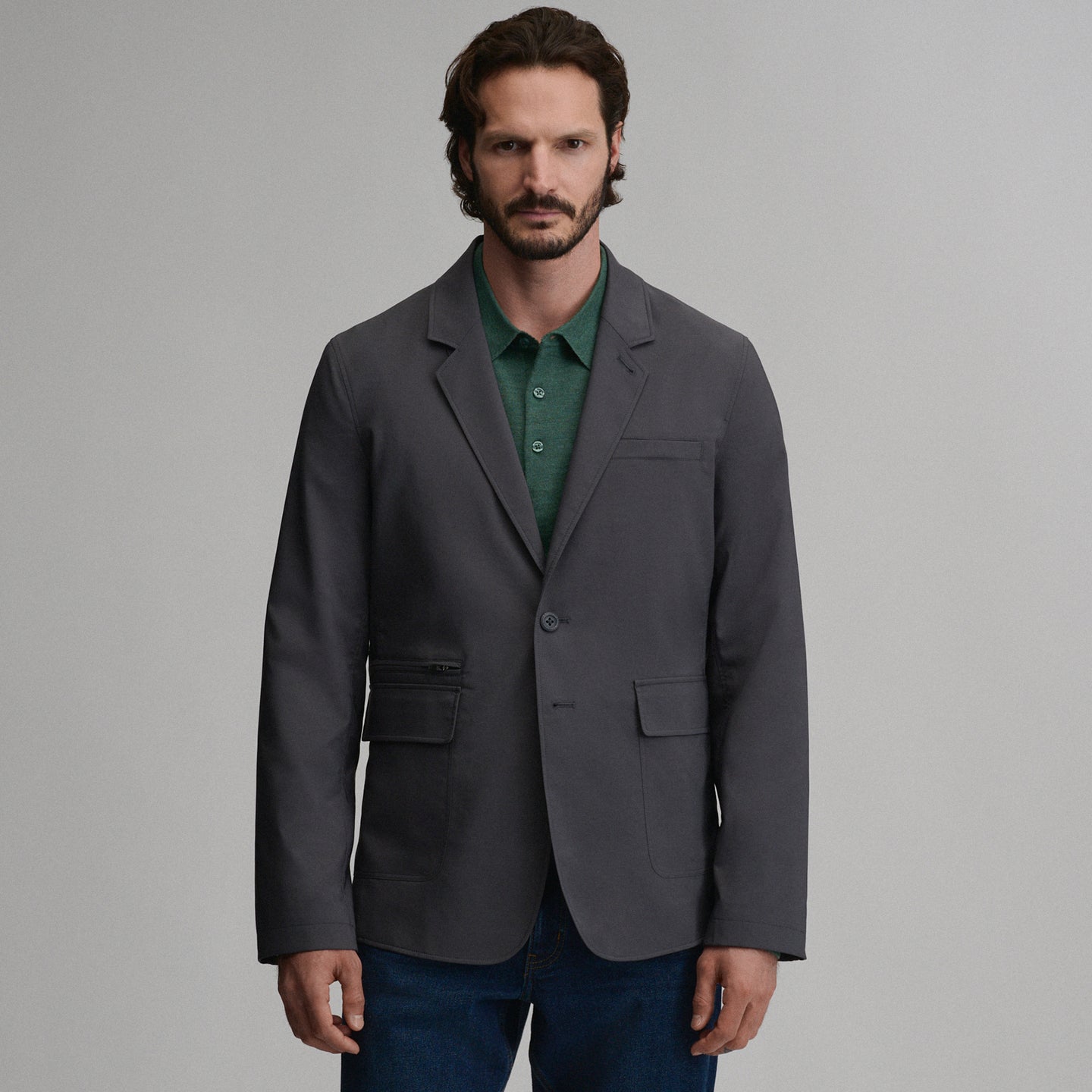 Men's Ultimate Voyager Travel Blazer-Dark Shadow-21