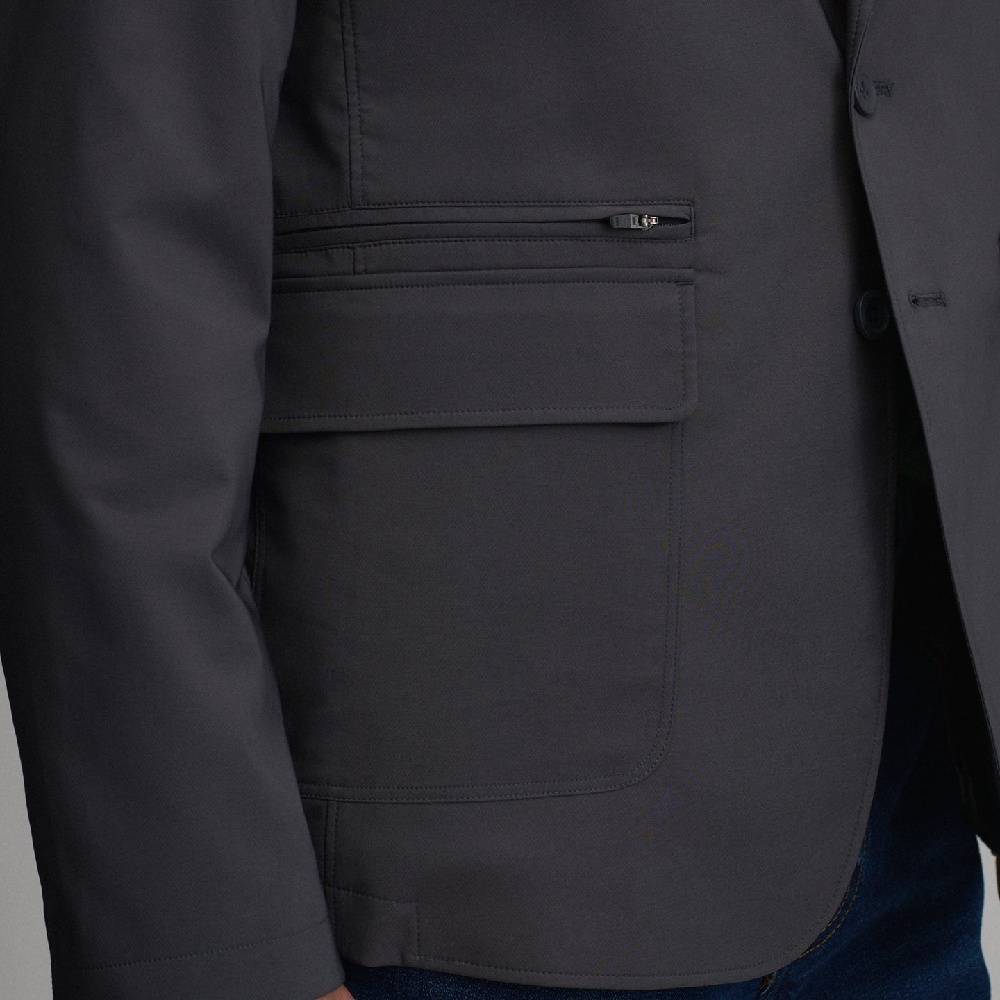 Men's Ultimate Voyager Travel Blazer-Dark Shadow-25