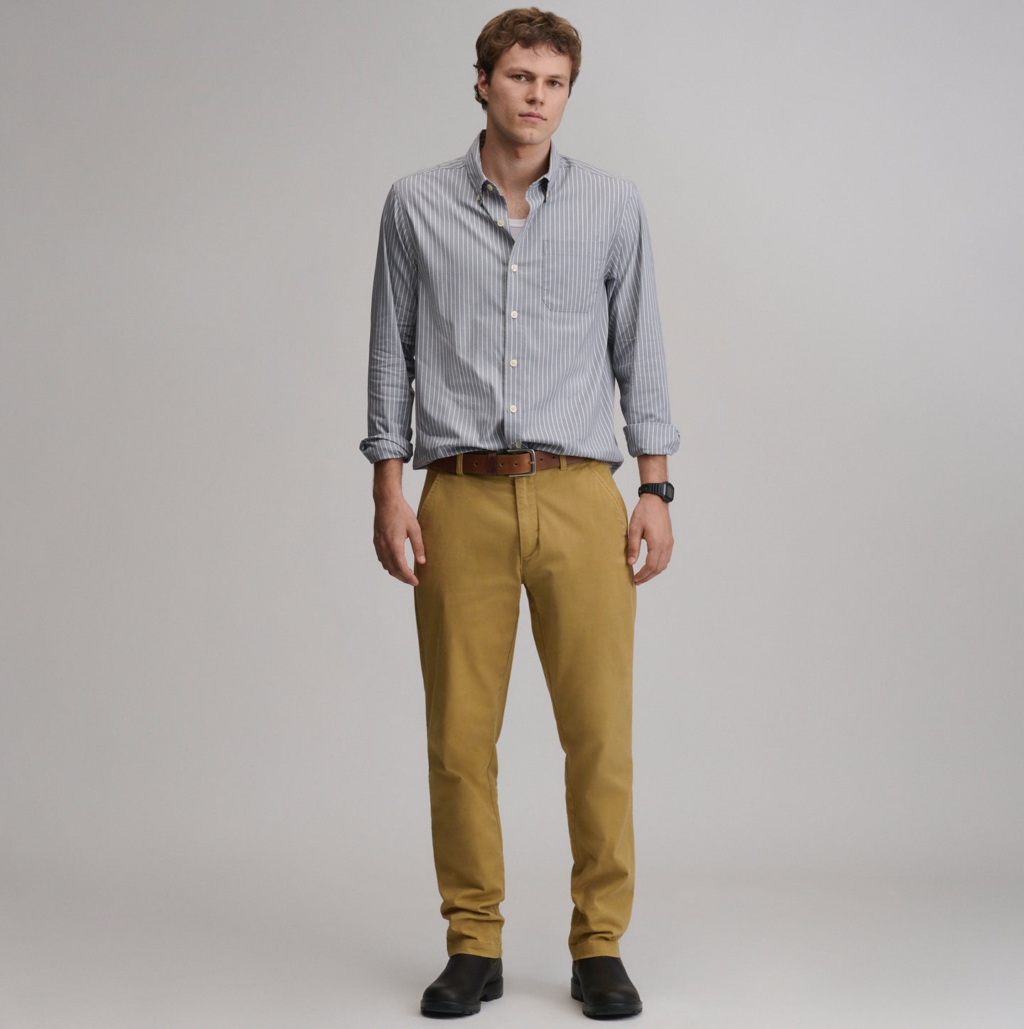 LS Voyager Dress Shirt 2.0-Gray-36