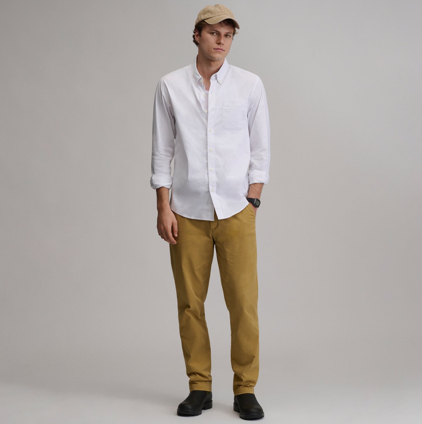 LS Voyager Dress Shirt 2.0-White-40