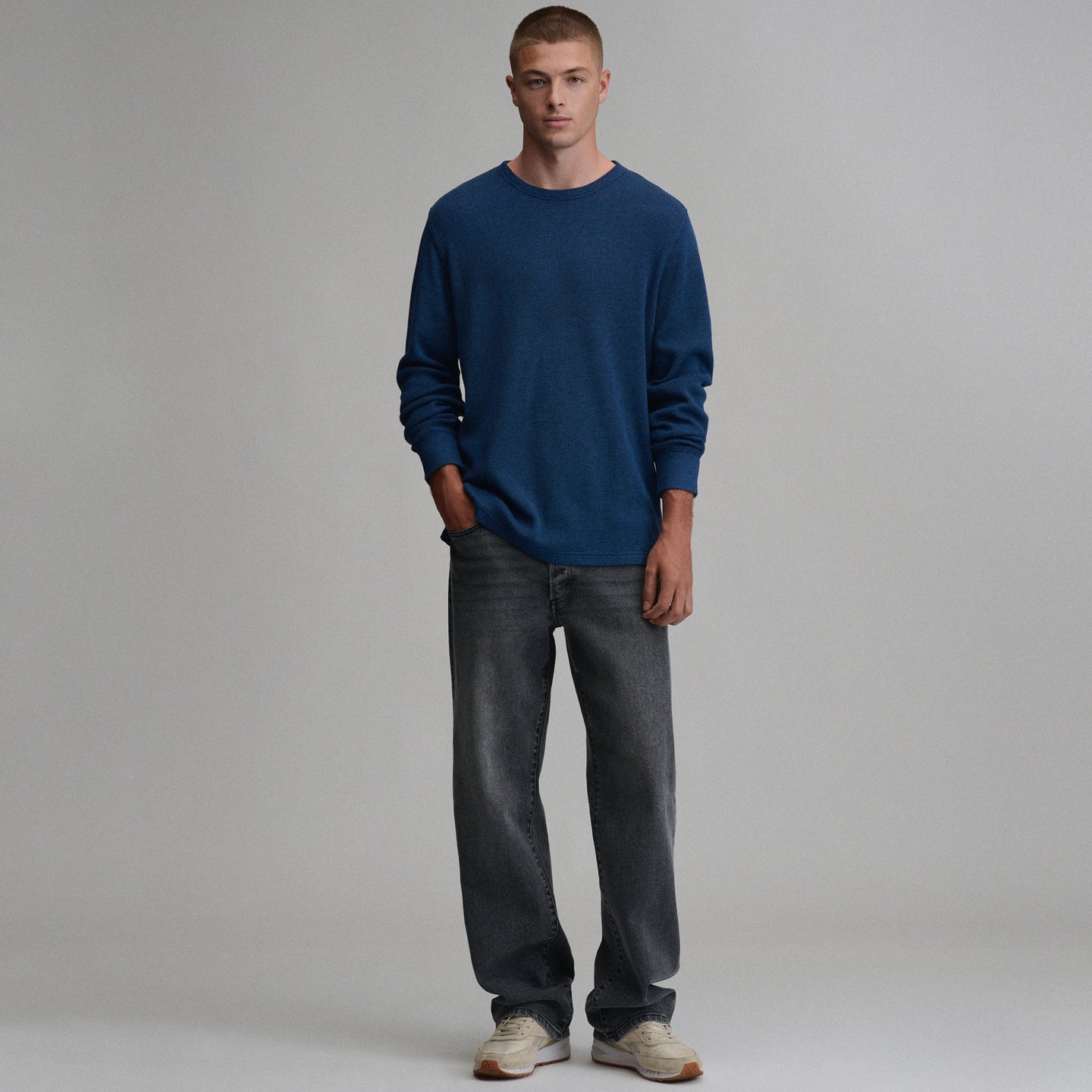 Plaited Waffle Thermal Crew-Brook-12