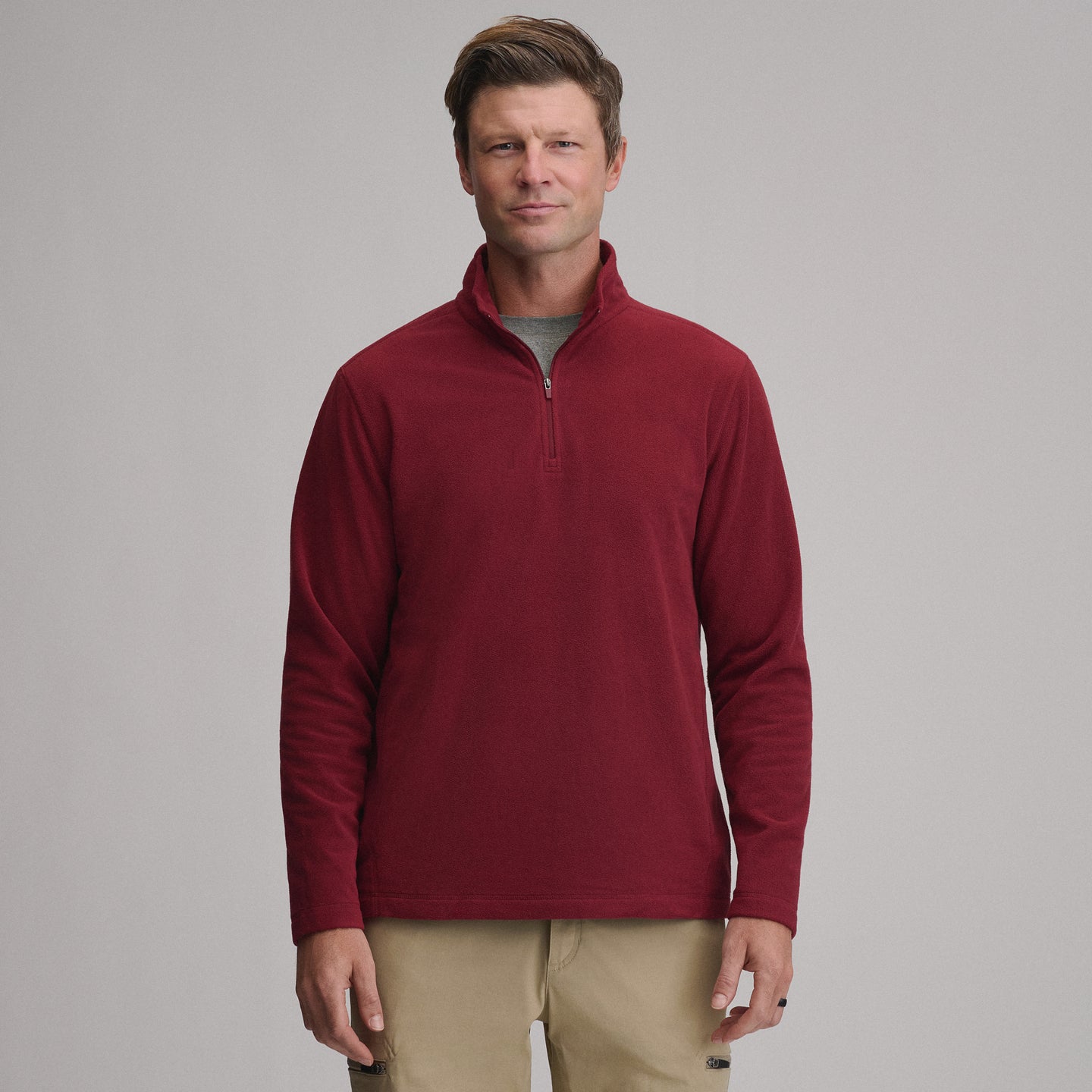 Men's Quest 1/4-Zip Fleece Pullover-Blossom-1
