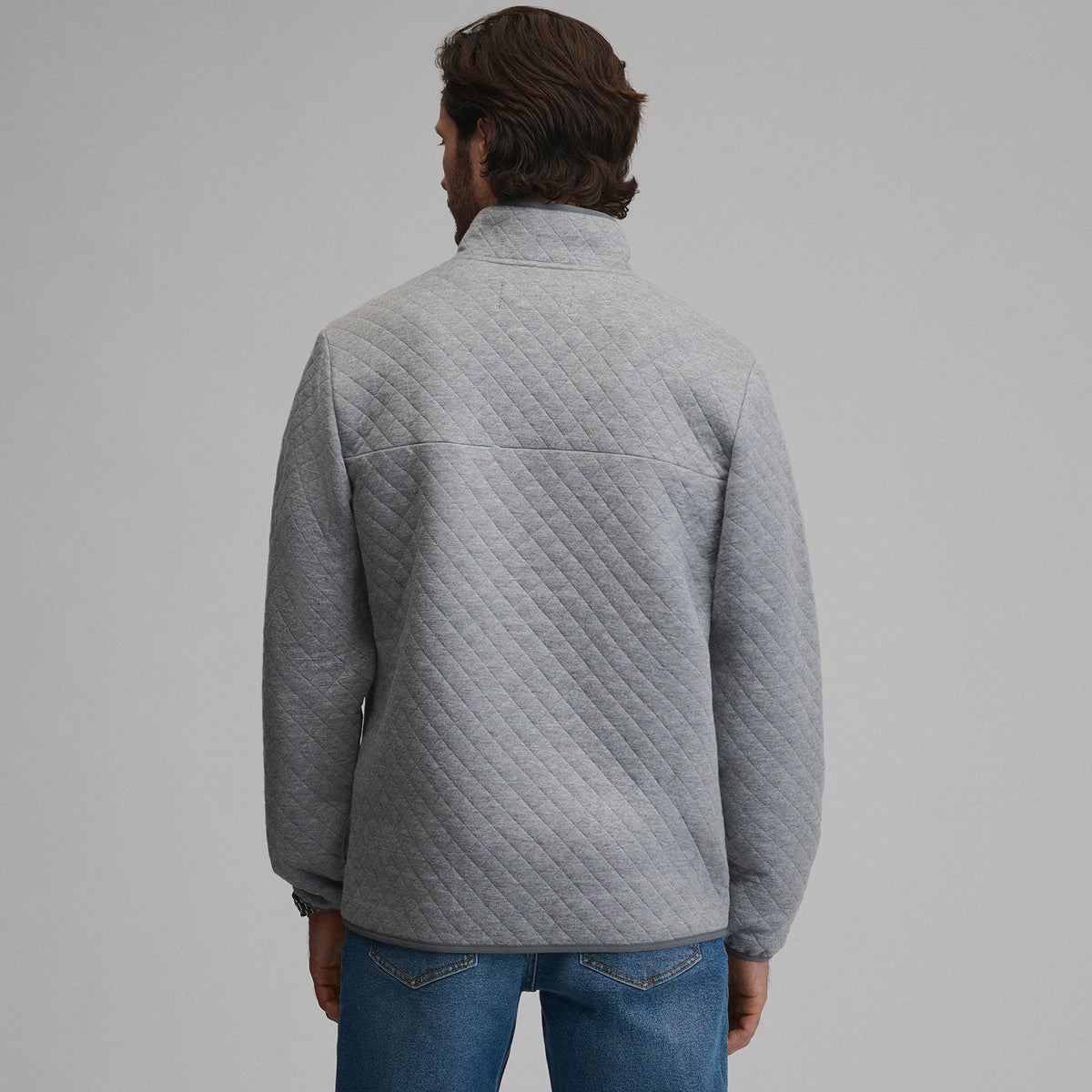 Quilted Quarter Zip-Htrgry-6