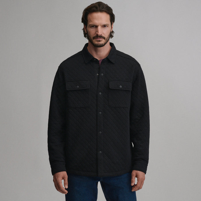 Men's Quilted Shirt Jacket