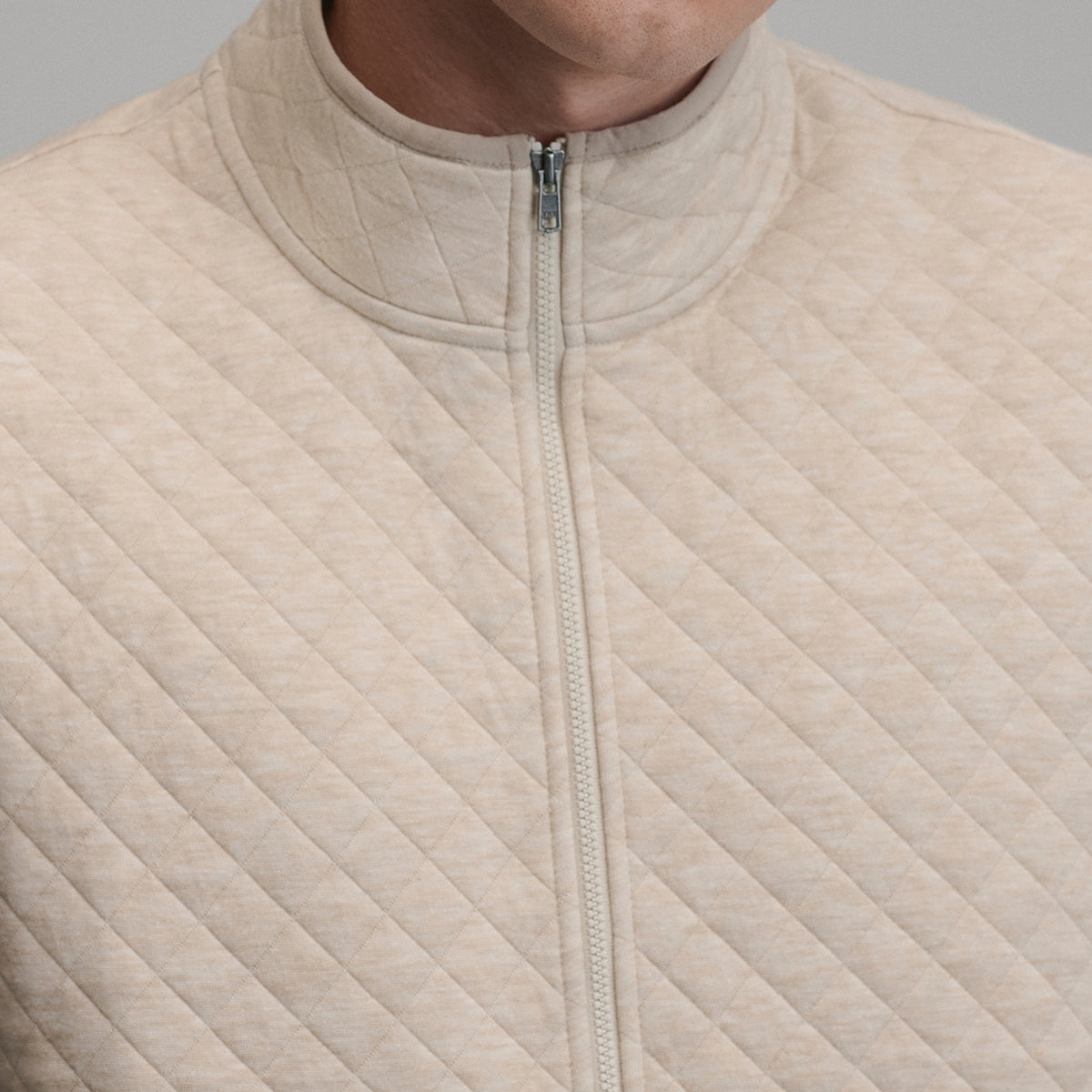 Quilted Vest-Heather Oatmeal-13
