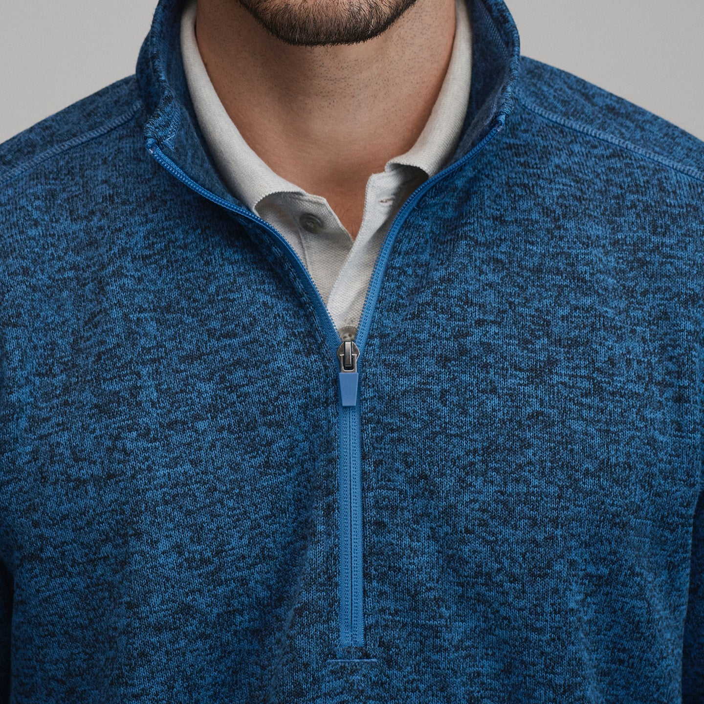 Radiator Fleece 1/4 Zip-Dk Chambray-3