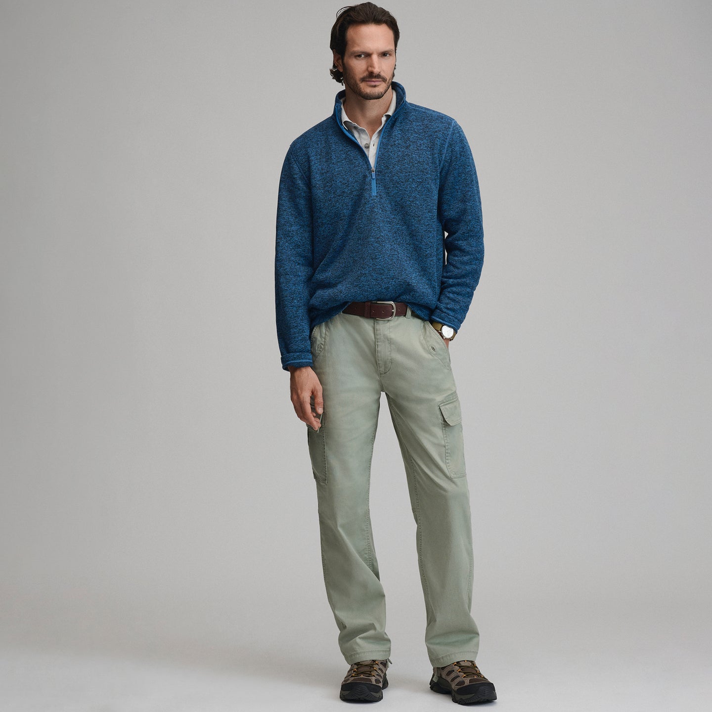 Radiator Fleece 1/4 Zip-Dk Chambray-4