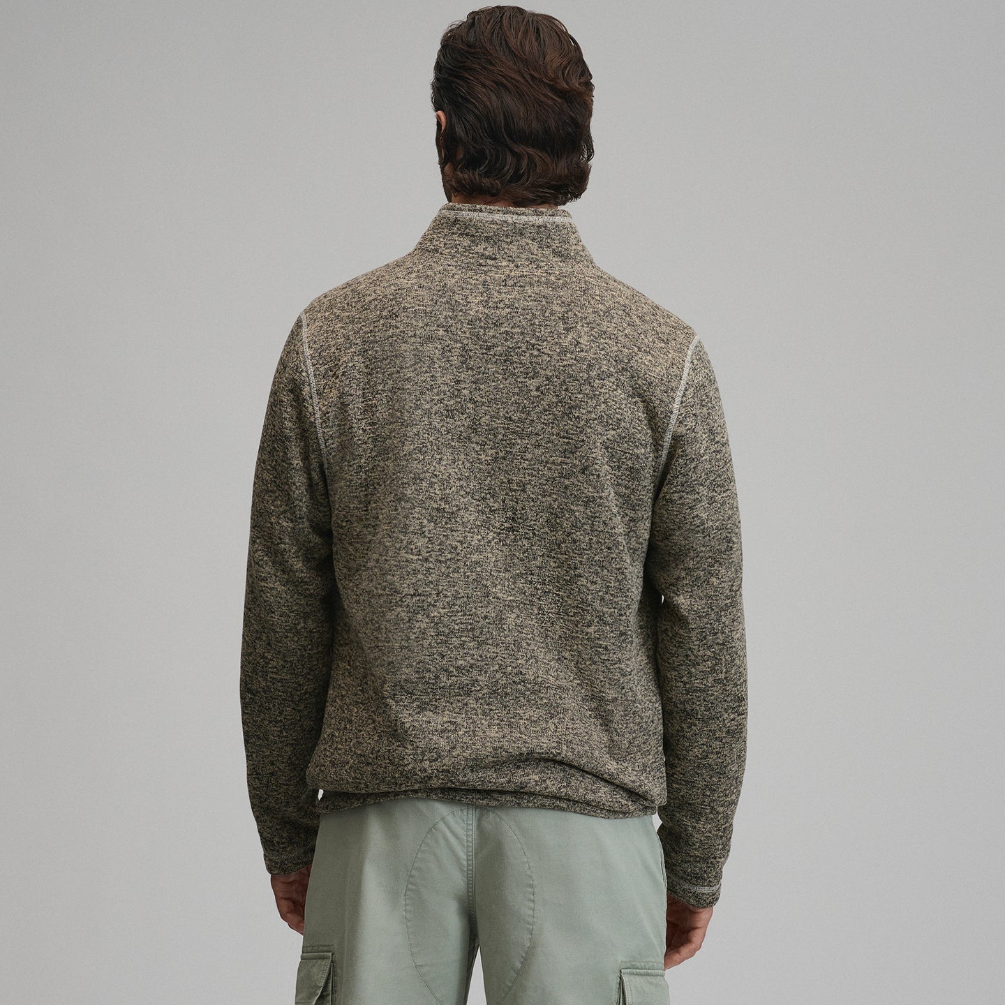 Radiator Fleece 1/4 Zip-Jute-6