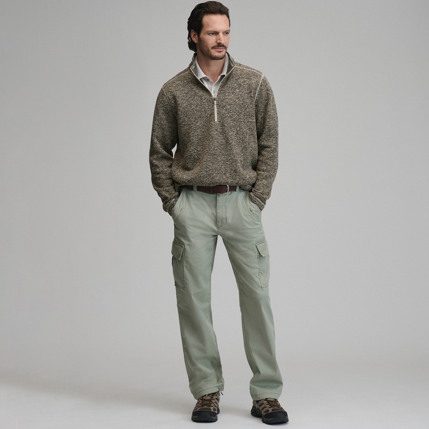 Radiator Fleece 1/4 Zip-Jute-8
