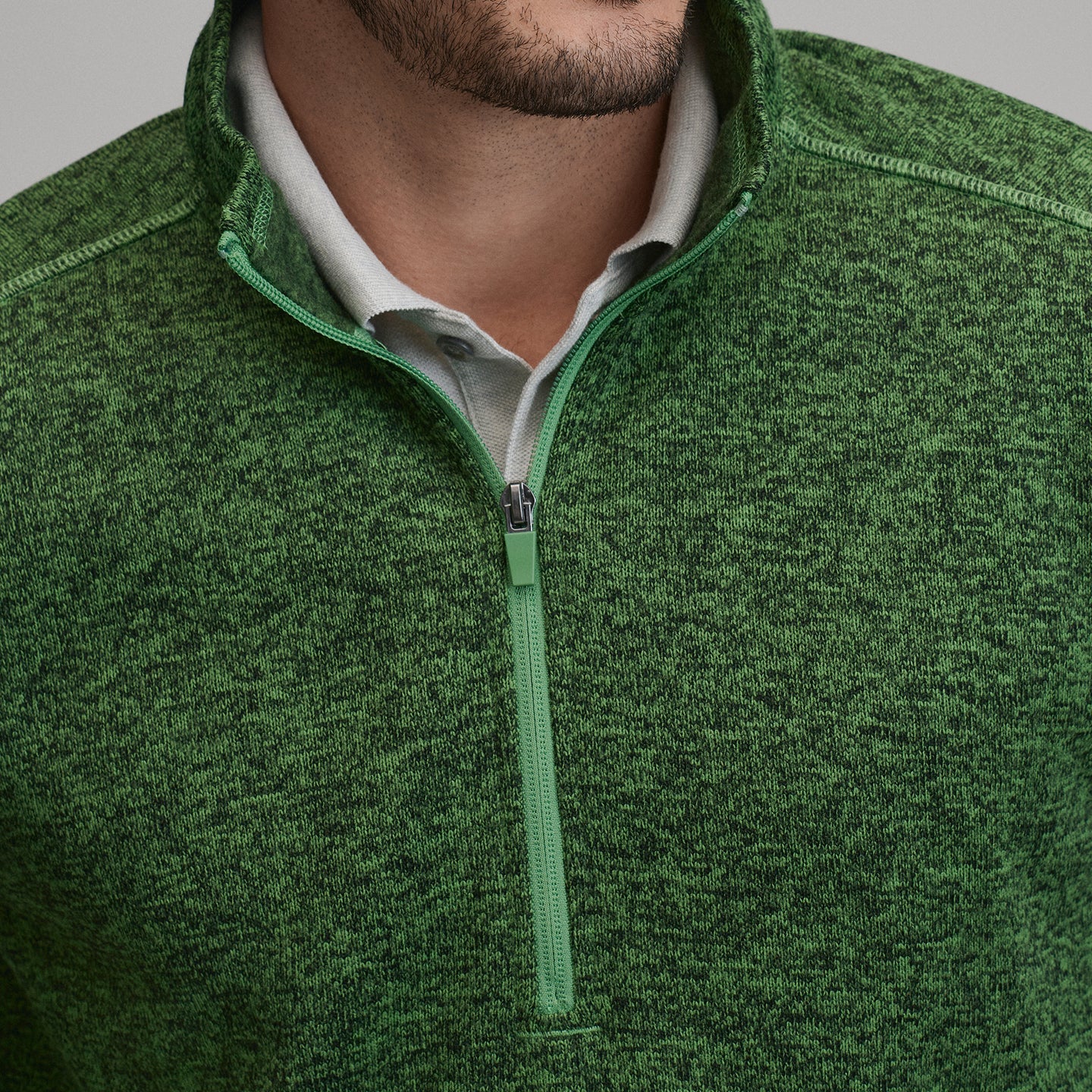 Radiator Fleece 1/4 Zip-Light Moss-11