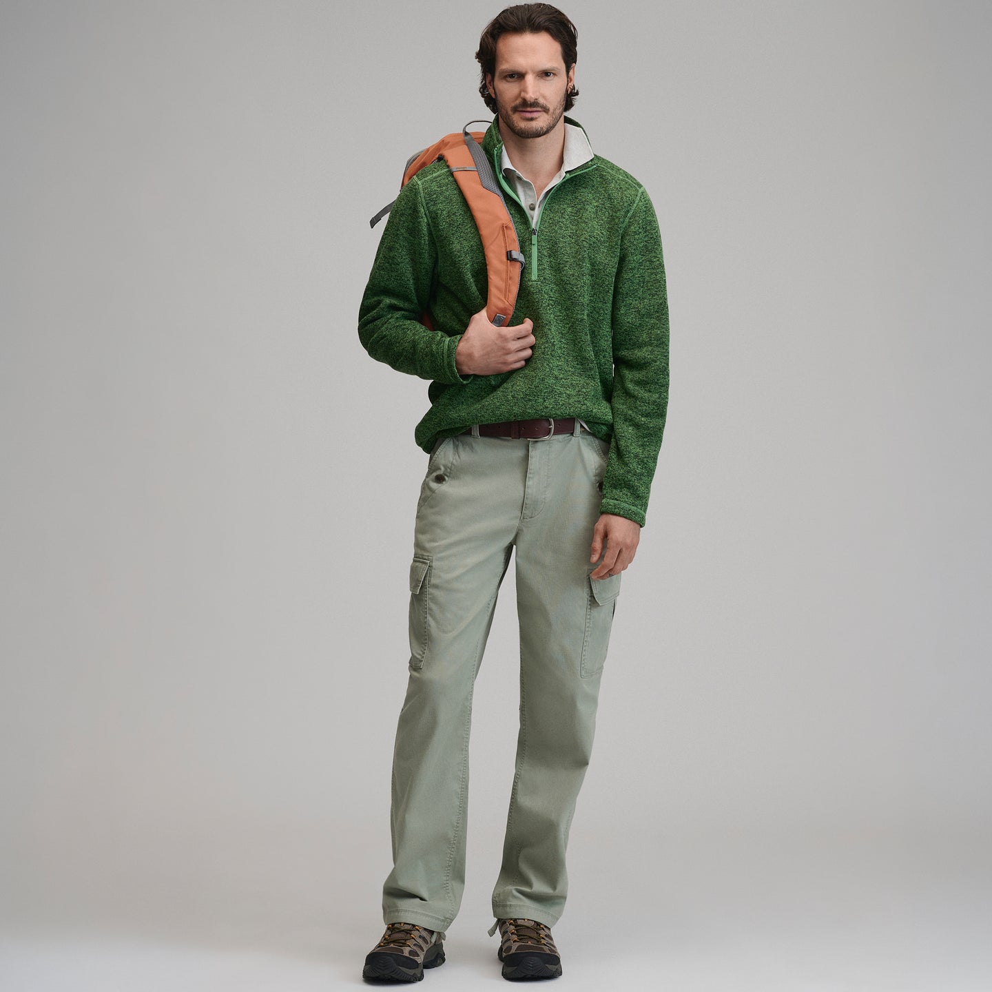 Radiator Fleece 1/4 Zip-Light Moss-12