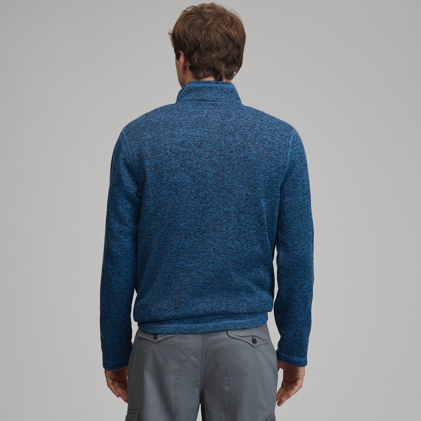 Radiator Fleece Snap Mock 2.0-Dk Chambray-2
