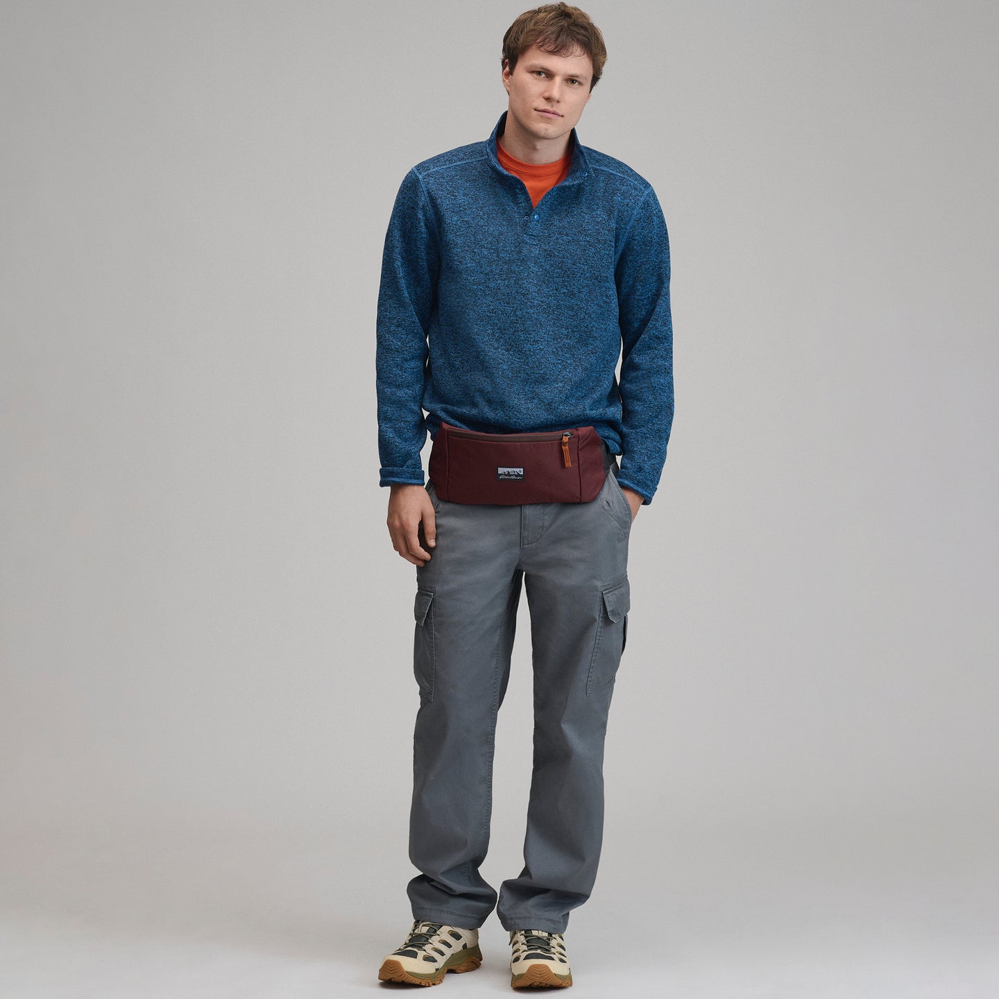 Radiator Fleece Snap Mock 2.0-Dk Chambray-4