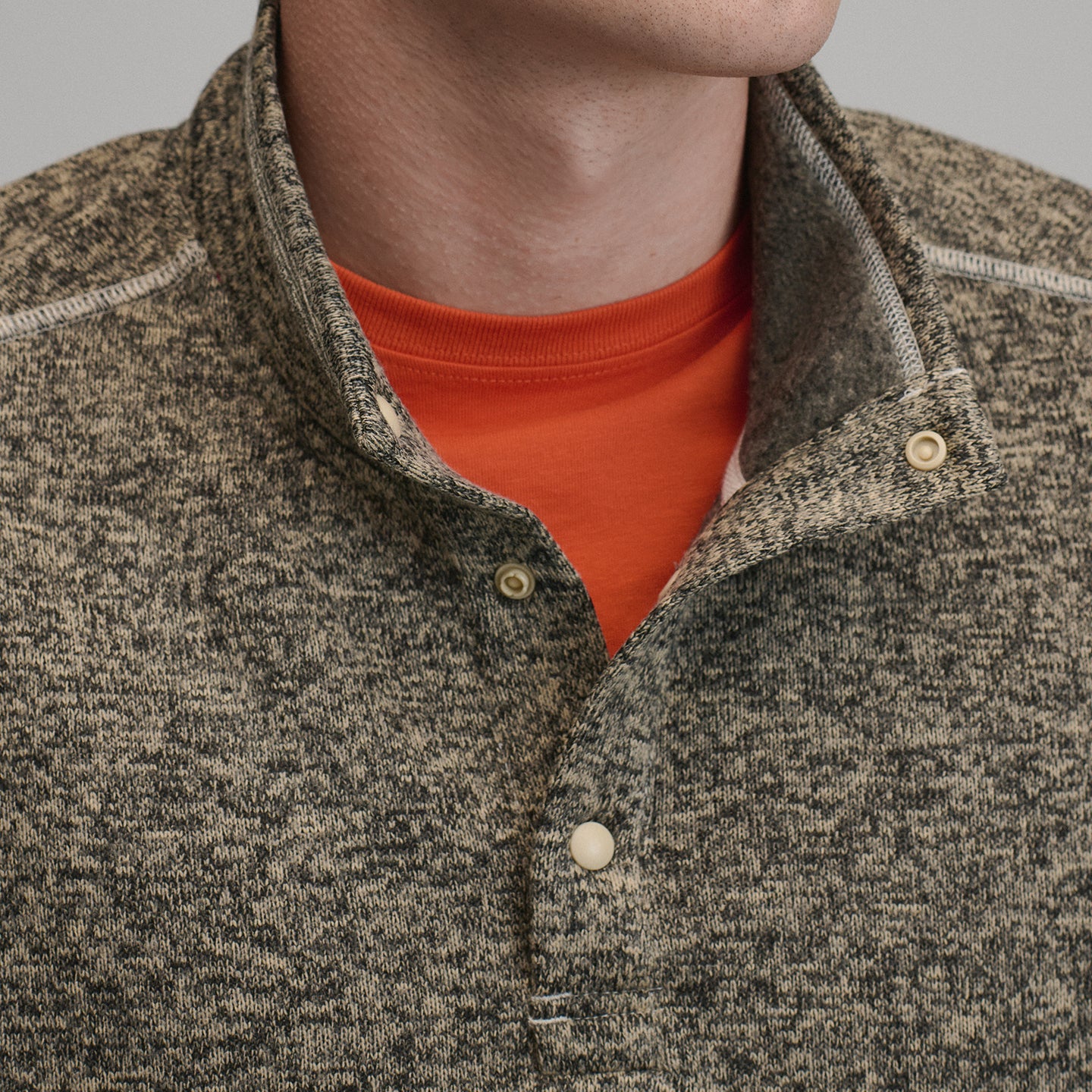 Radiator Fleece Snap Mock 2.0-Jute-7