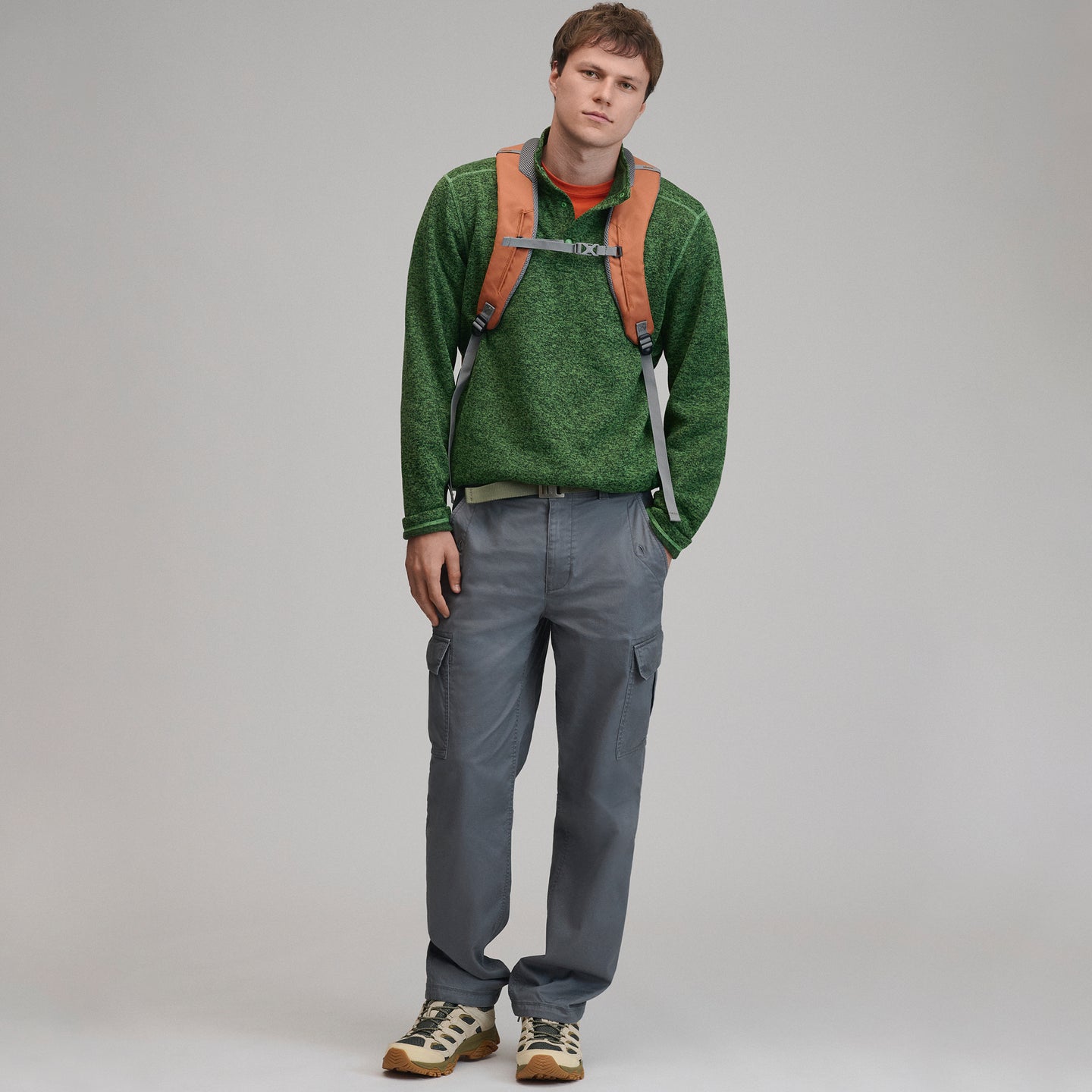 Radiator Fleece Snap Mock 2.0-Light Moss-12