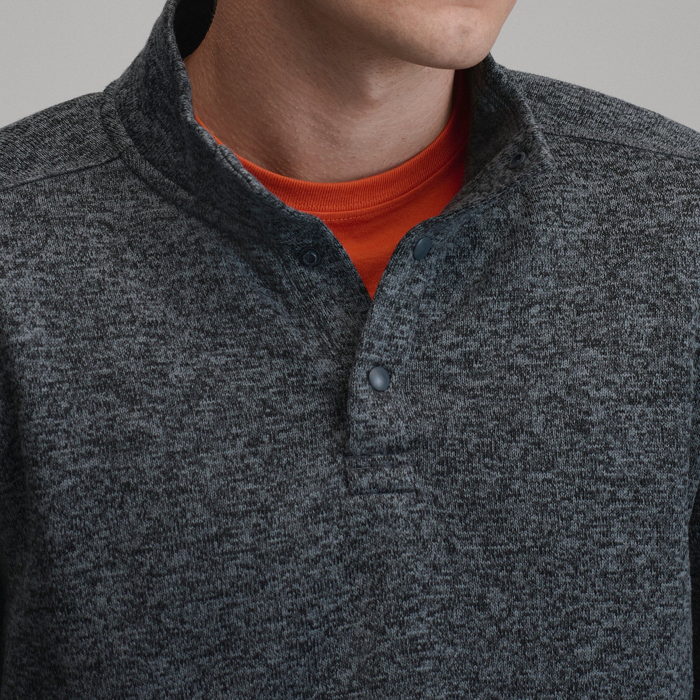 Radiator Fleece Snap Mock 2.0-Slate-19
