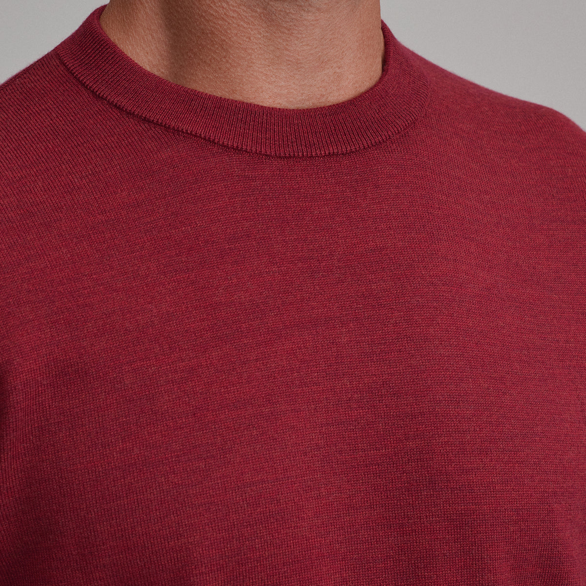 Men's Signature Merino Crew Sweater-Blossom-3
