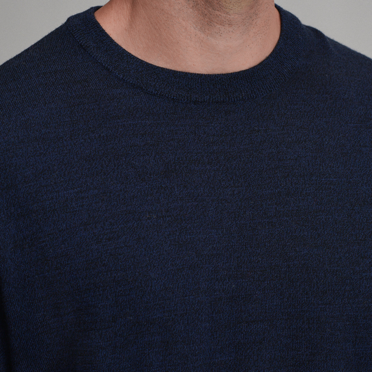Signature Merino Crew-Navy/Heather-15