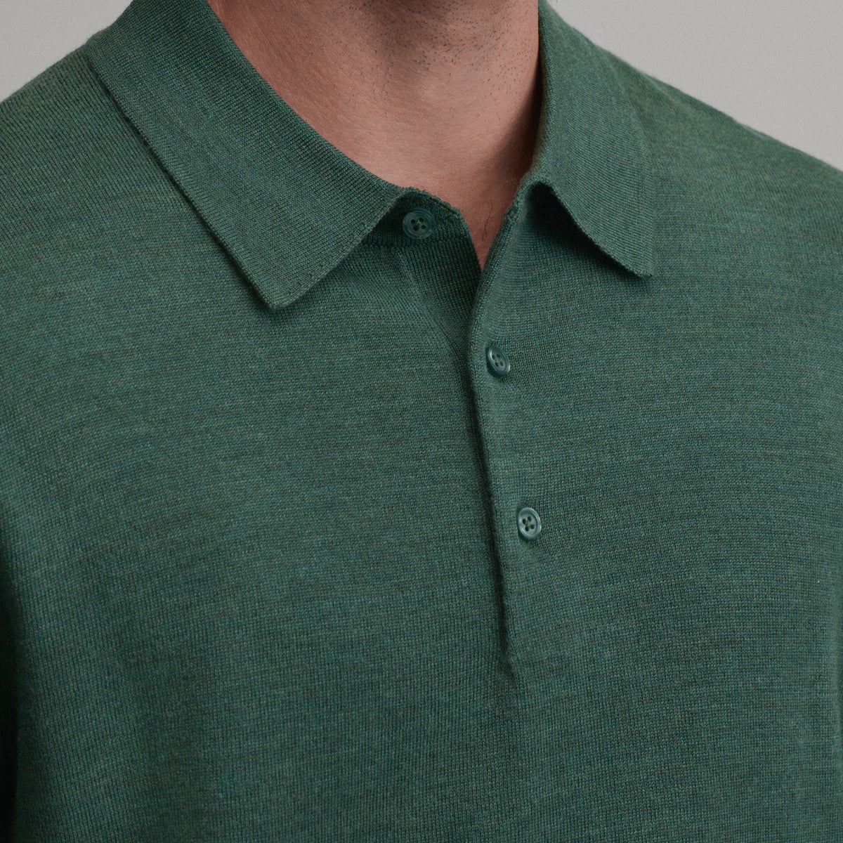 Signature Merino Polo LS-Asparagus-3