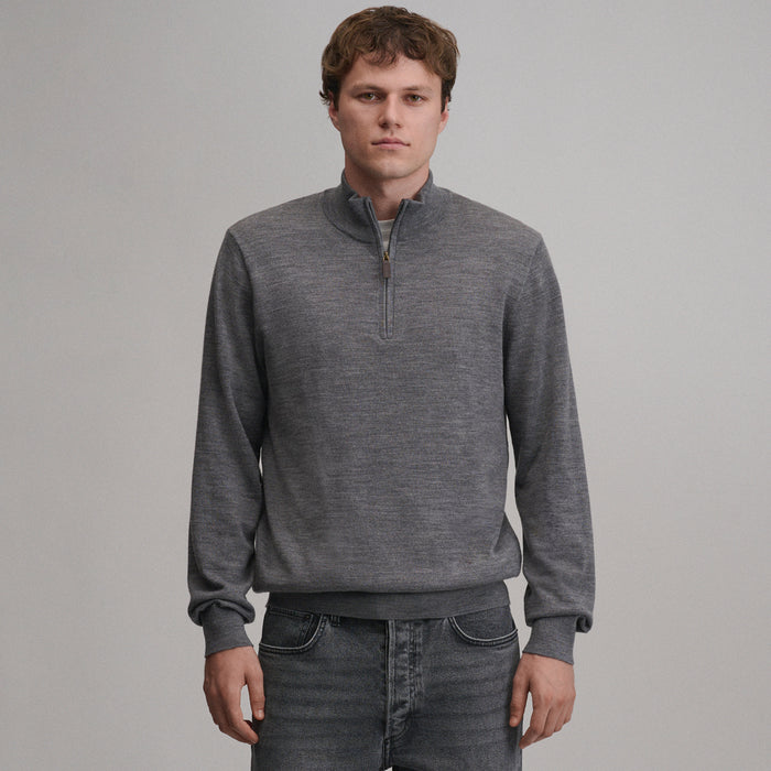 Men's Signature Merino Quarter-Zip Sweater