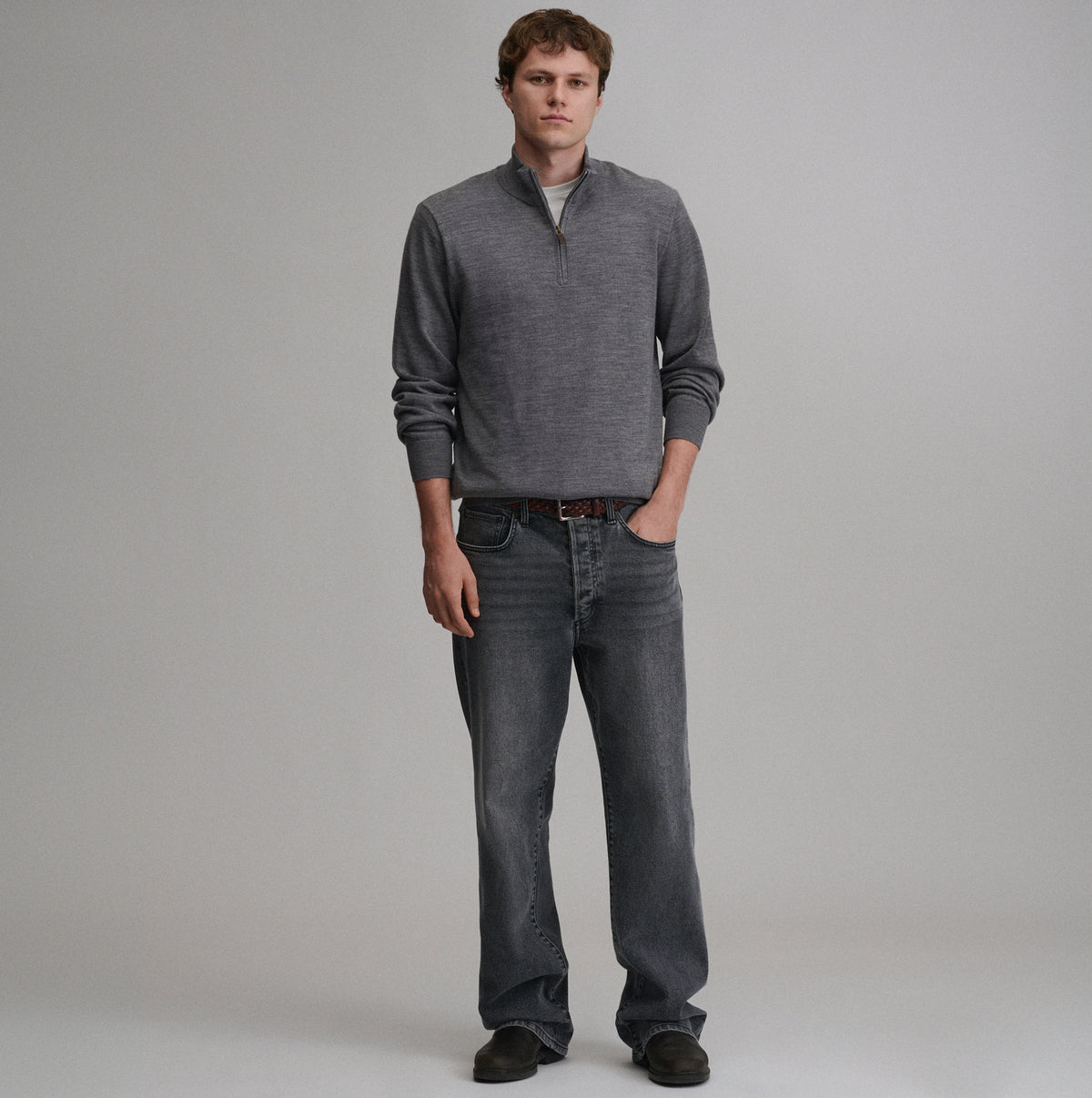 Signature Merino QTR Zip-Htrgry-8