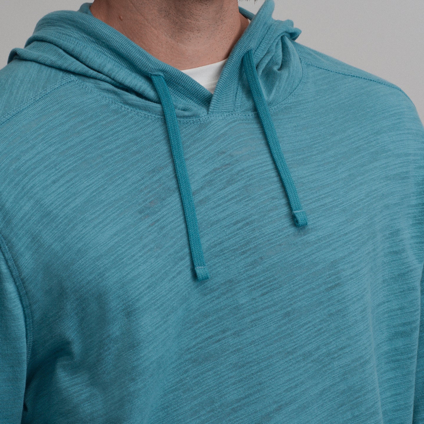 Slub Hoodie-Azure-3