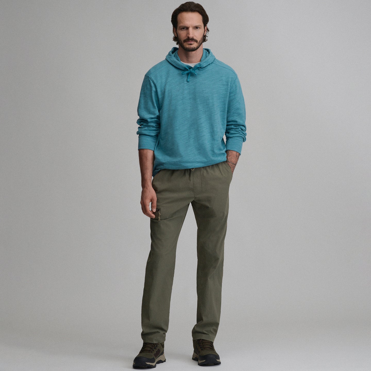 Slub Hoodie-Azure-5