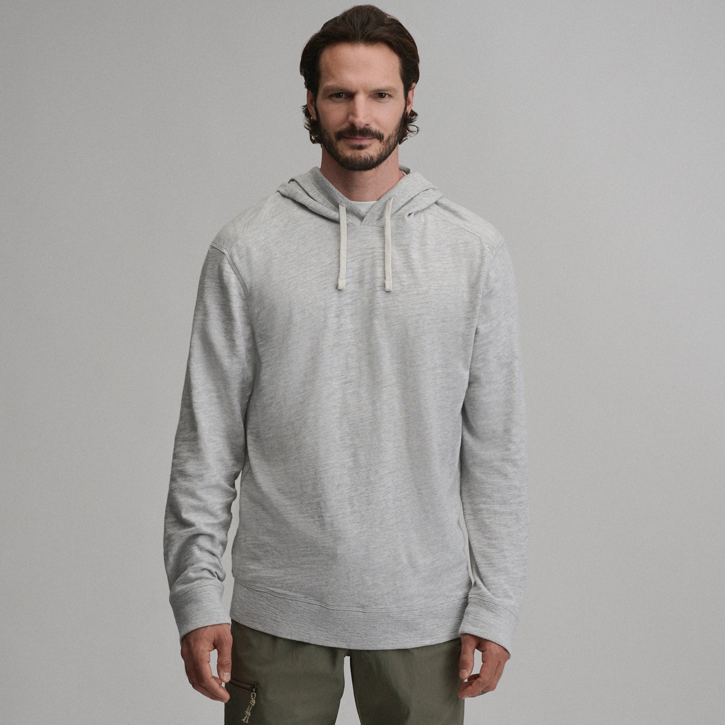 Slub Hoodie-Light Hthr Gray-11