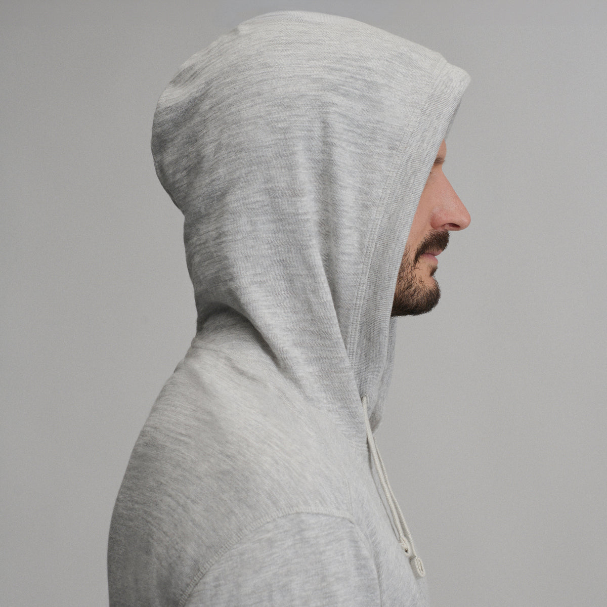 Slub Hoodie-Light Hthr Gray-14