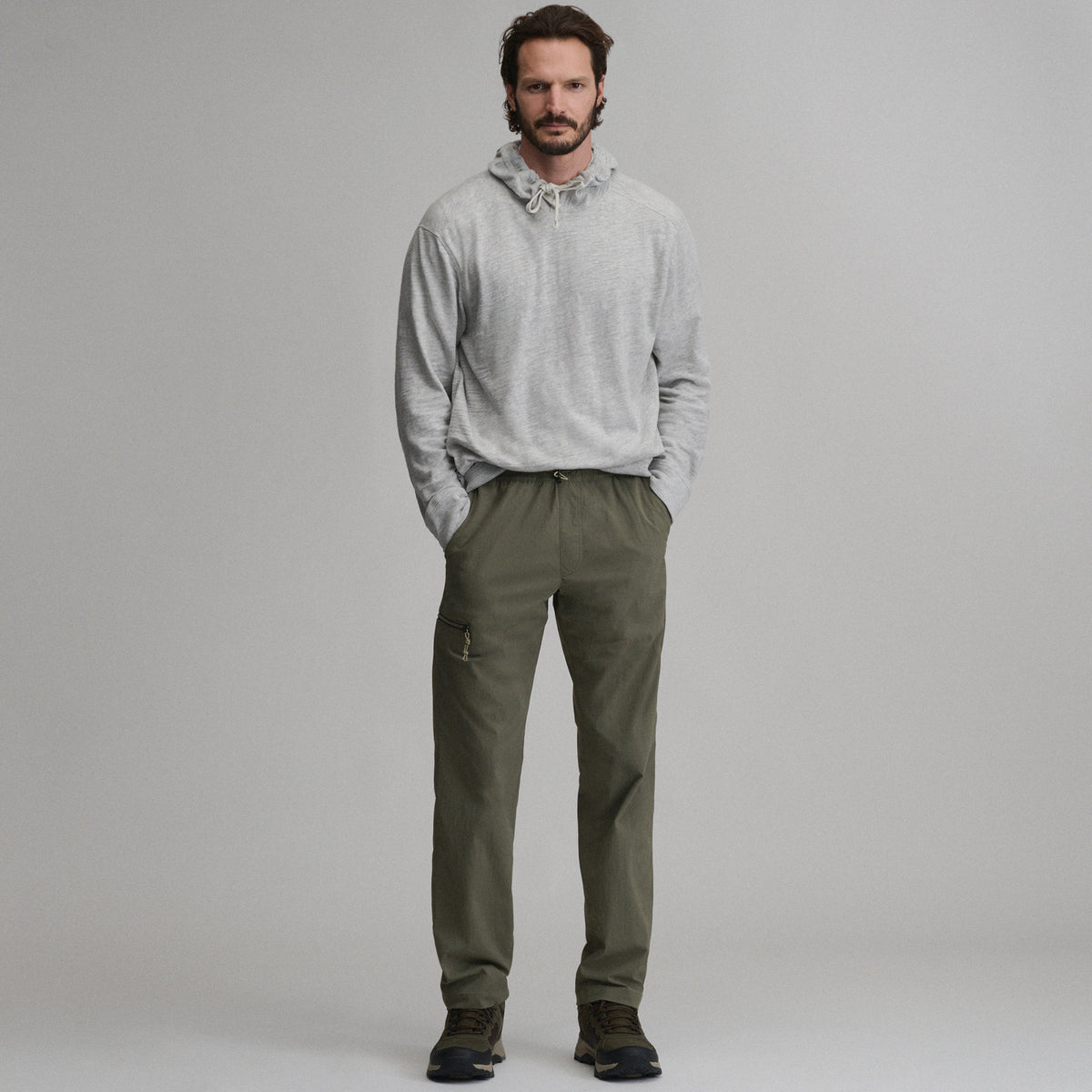 Slub Hoodie-Light Hthr Gray-15