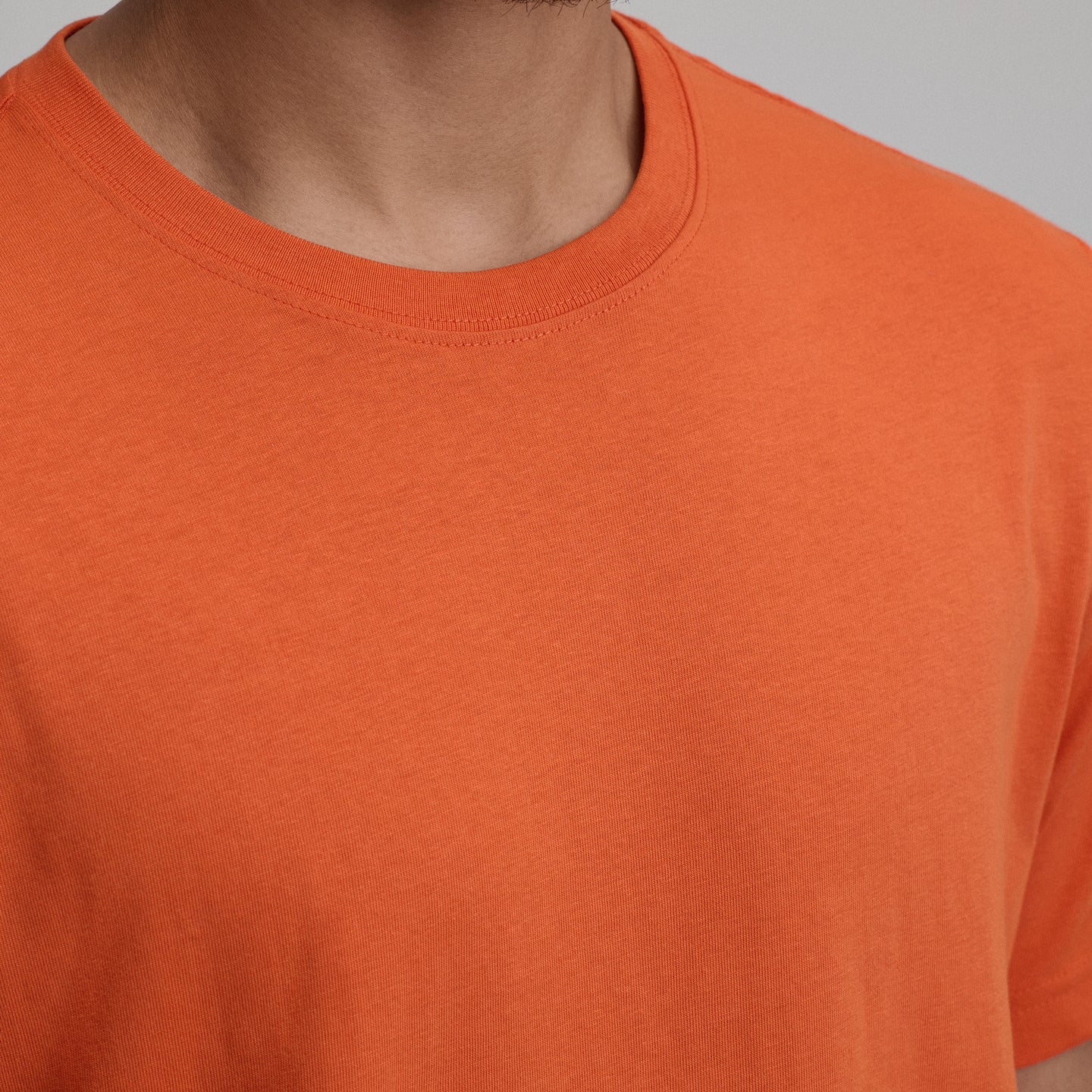 Men's Legend Wash 100% Cotton Short-Sleeve Classic T-Shirt-Carrot-19