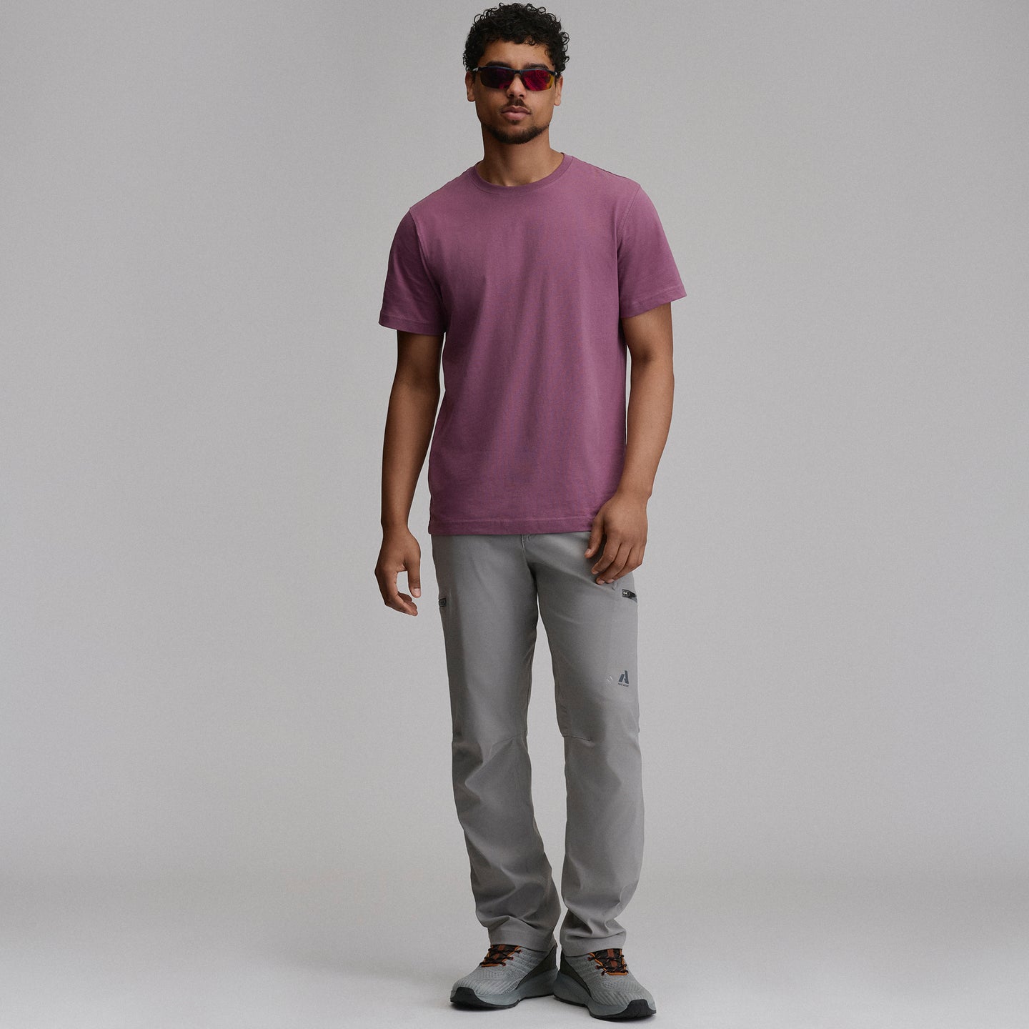 Men's Legend Wash 100% Cotton Short-Sleeve Classic T-Shirt-Deep Wisteria-24