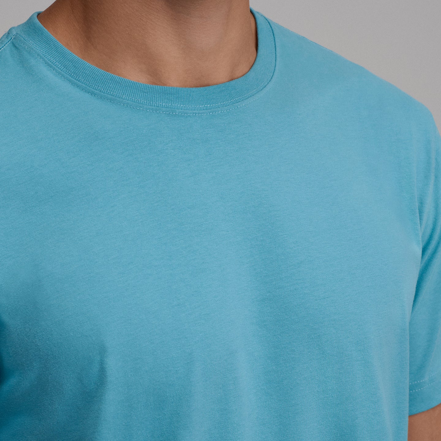 Men's Legend Wash 100% Cotton Short-Sleeve Classic T-Shirt-Sea Spray-27